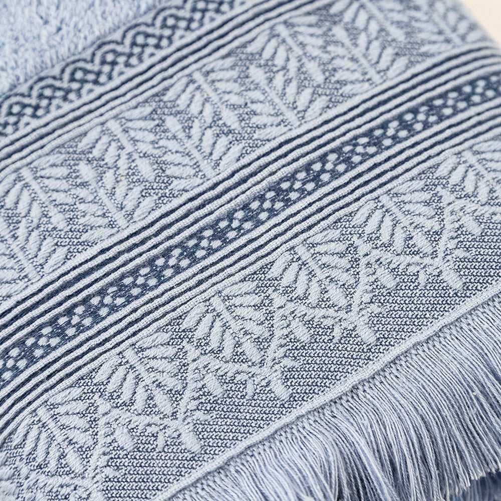 Set asciugamani 1+1 MENDHI azzurro - 2