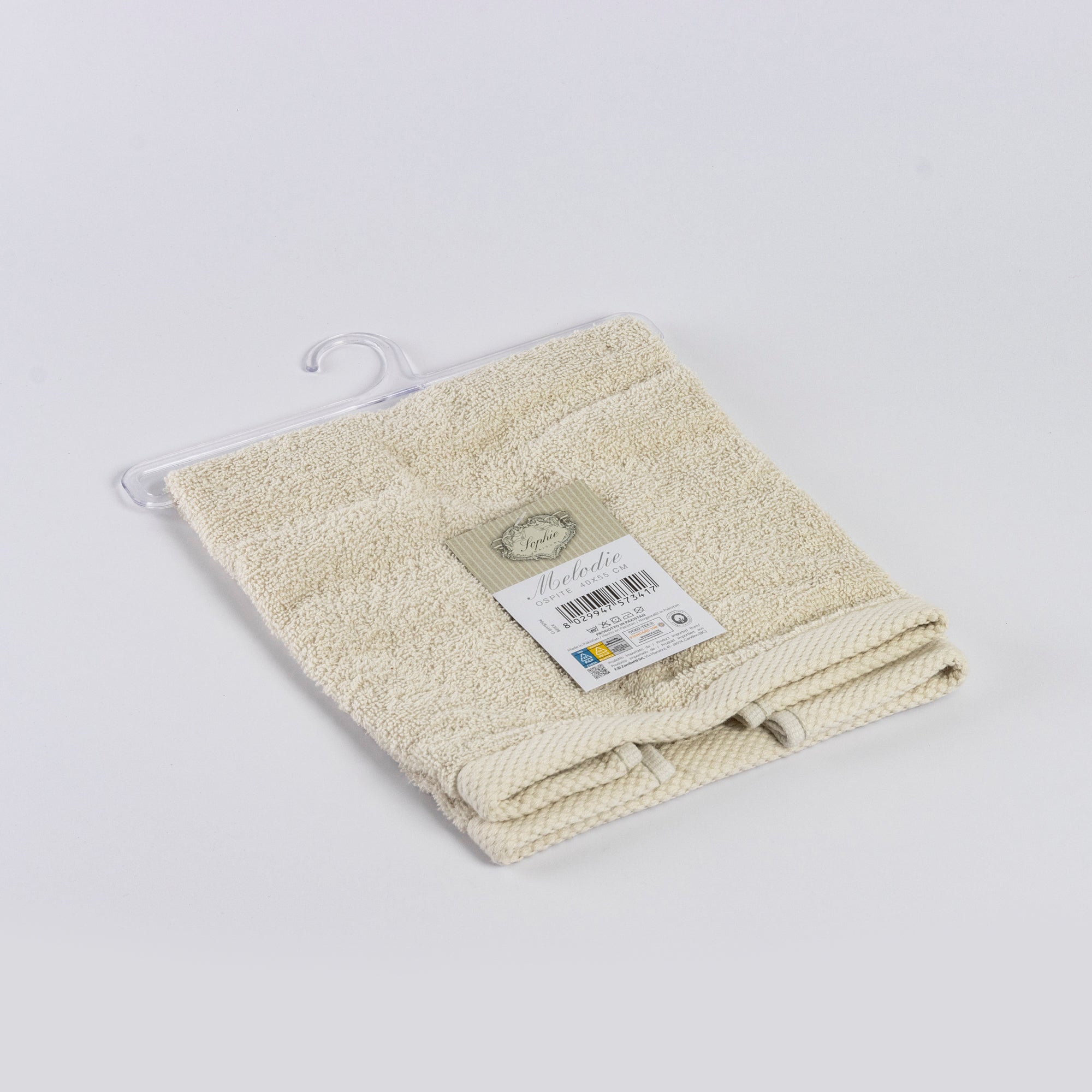 Asciugamano ospite MELODIE beige
