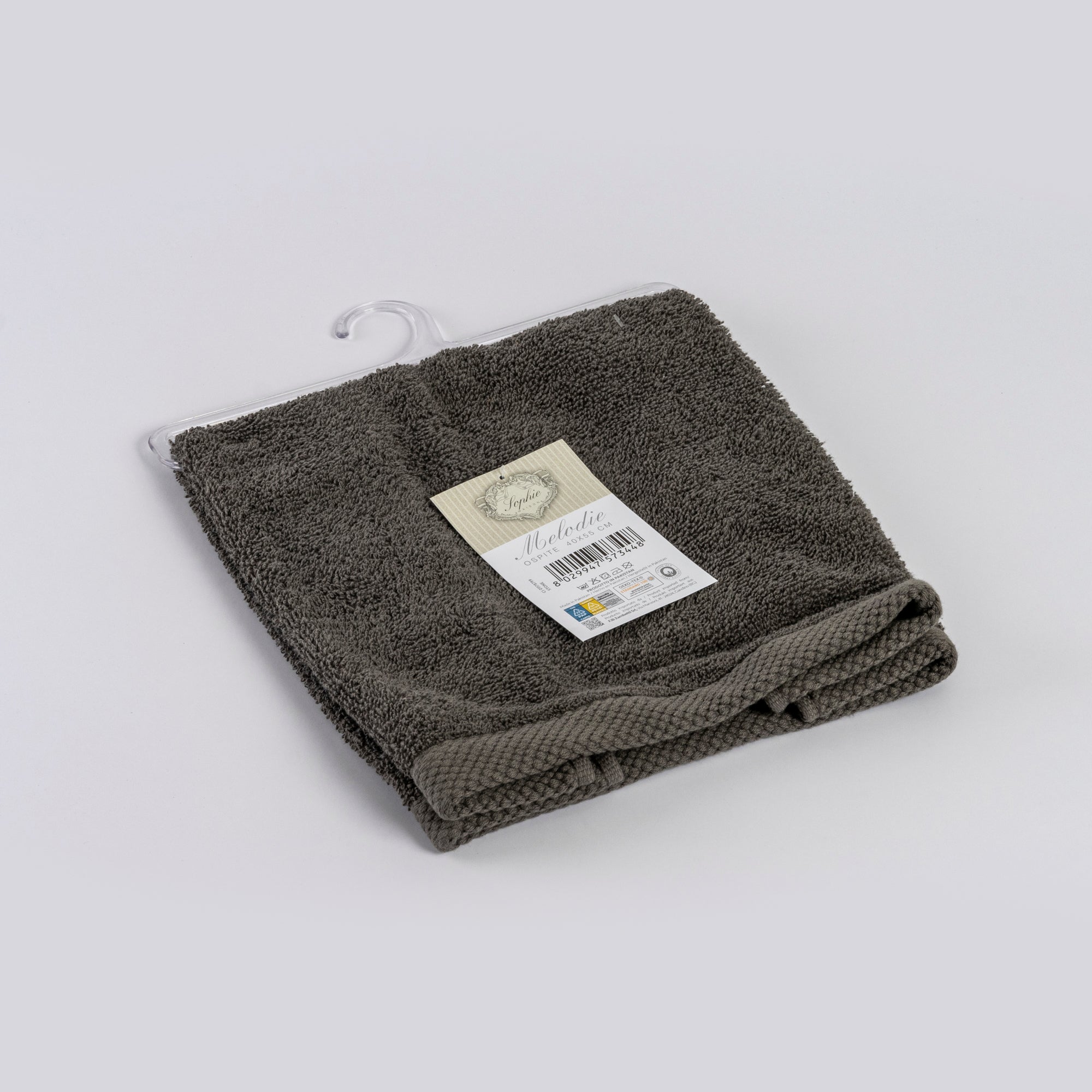 Asciugamano ospite MELODIE stone