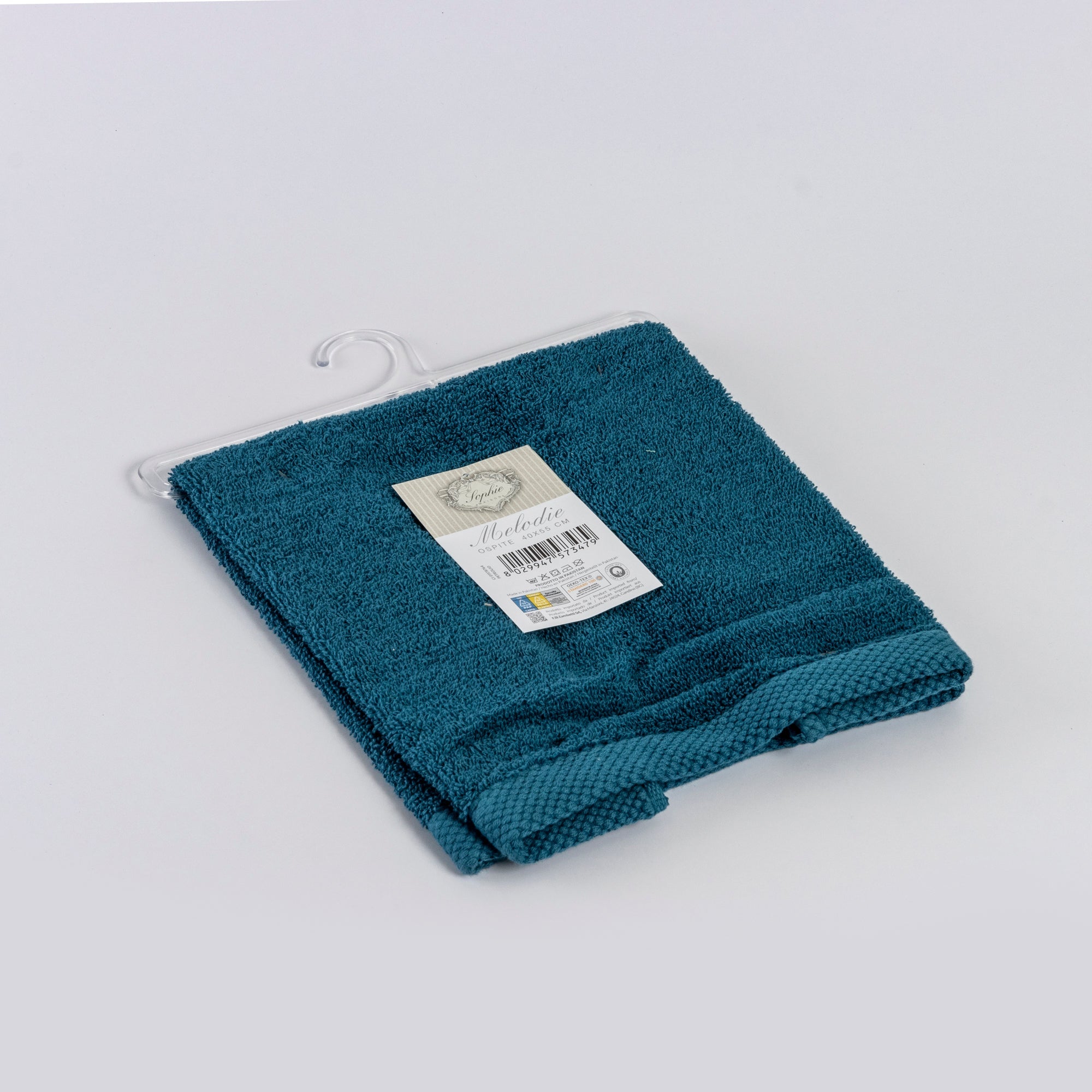 Asciugamano ospite MELODIE petrolio