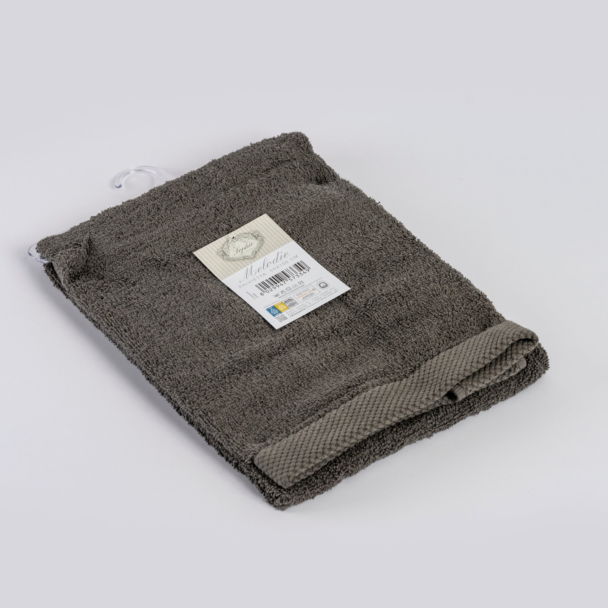 Asciugamano viso MELODIE stone