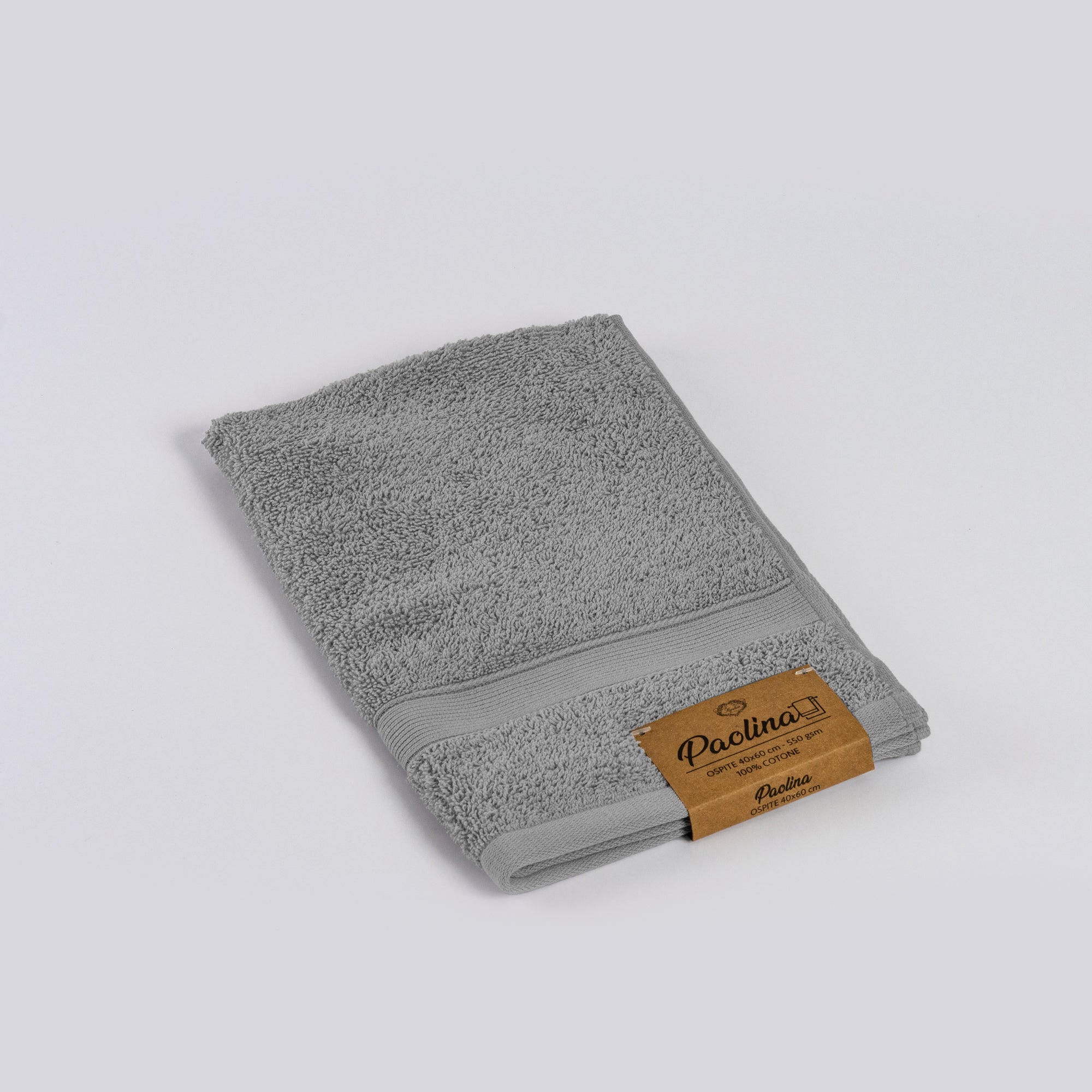 Asciugamano ospite PAOLINA grigio