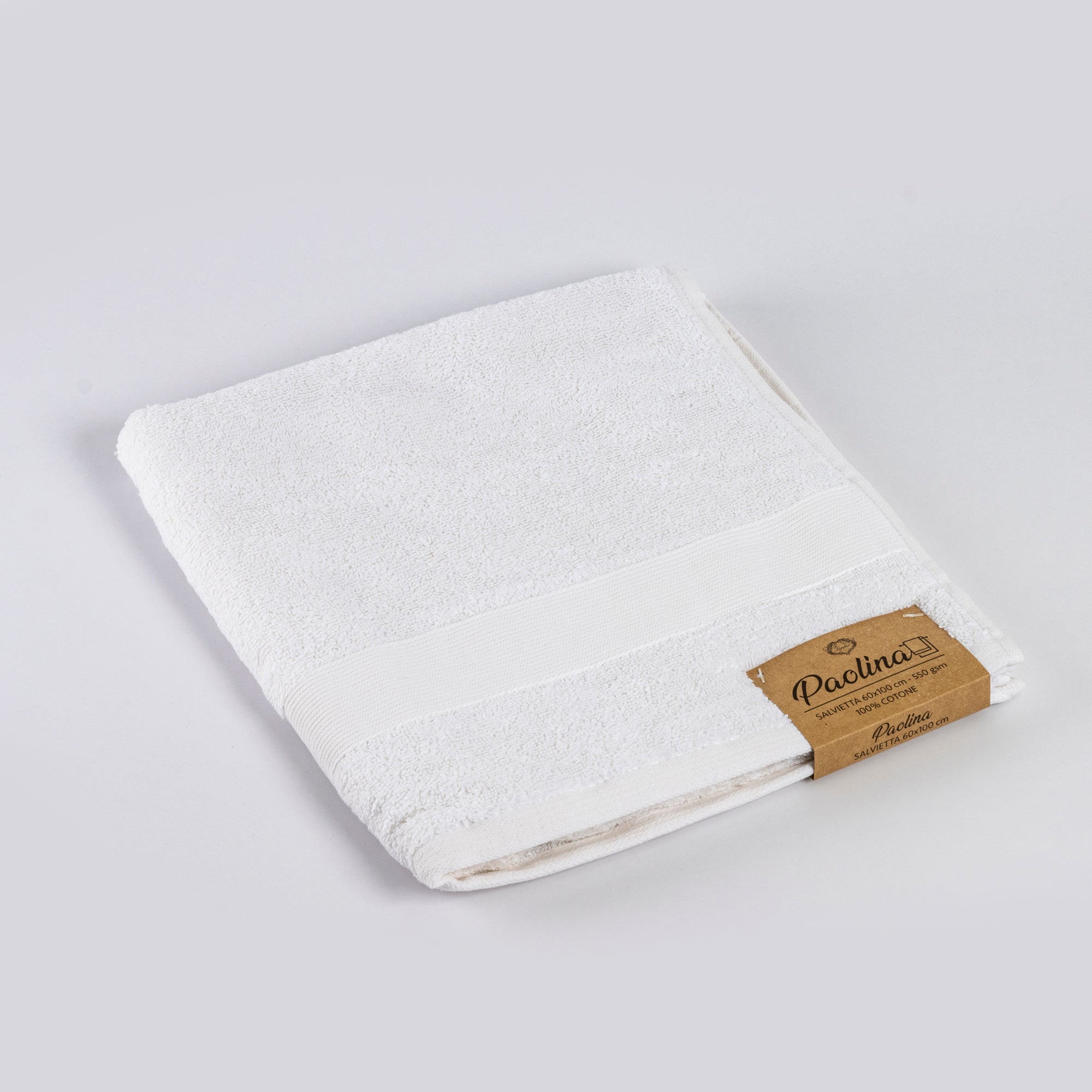 Asciugamano viso PAOLINA bianco