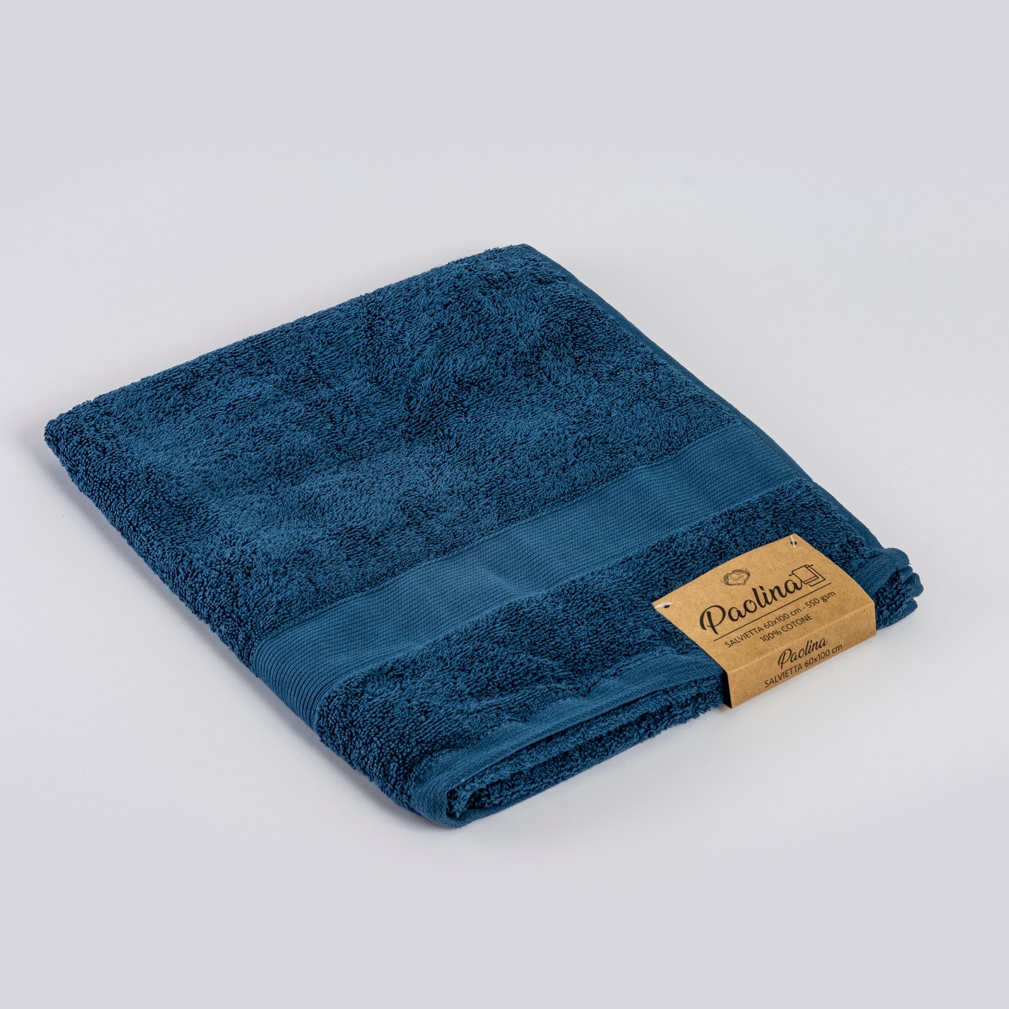 Asciugamano viso PAOLINA blu