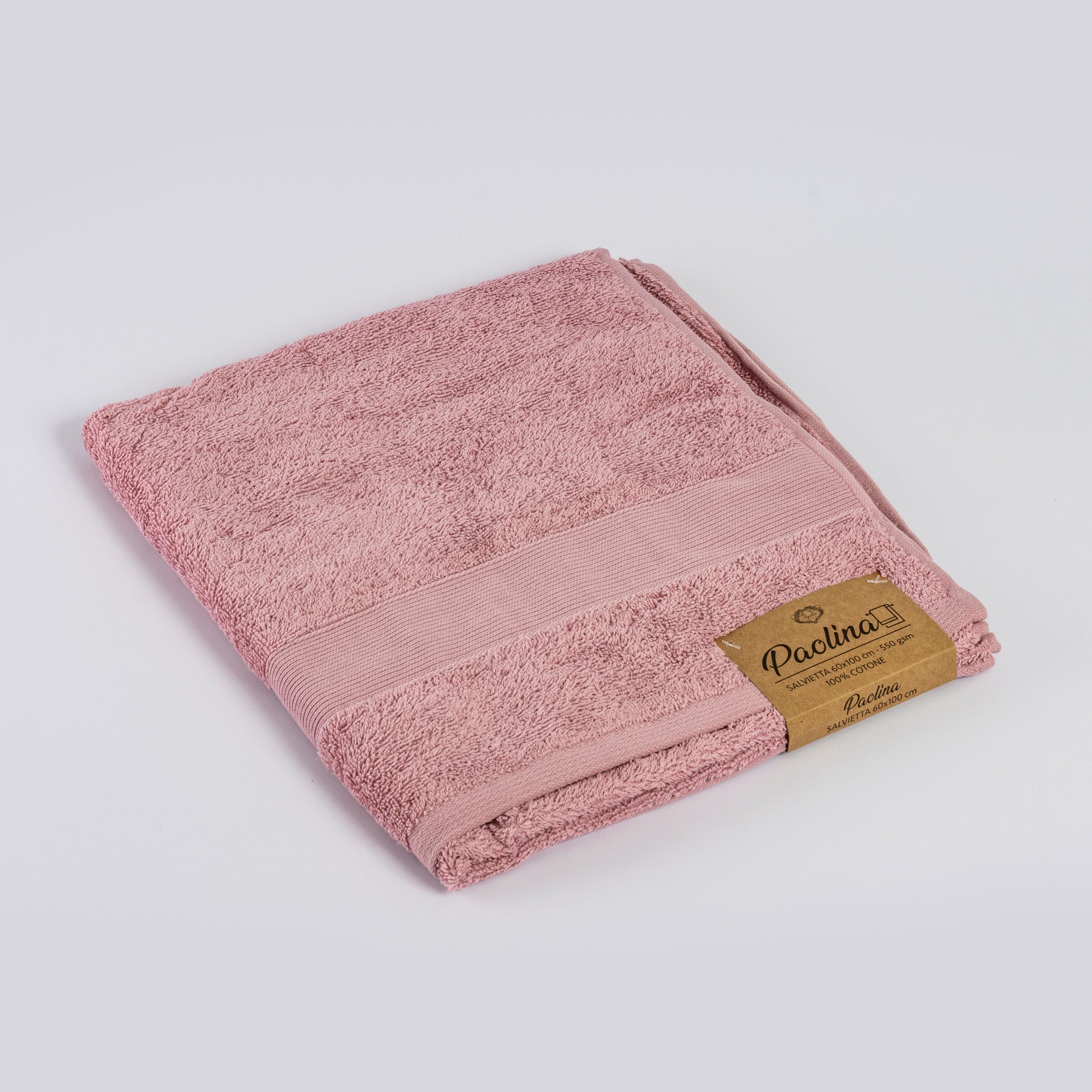Asciugamano viso PAOLINA rosa
