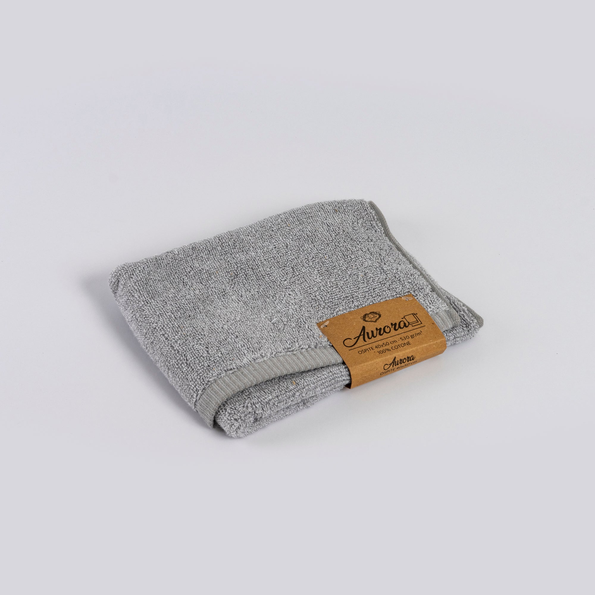 Asciugamano ospite AURORA grigio