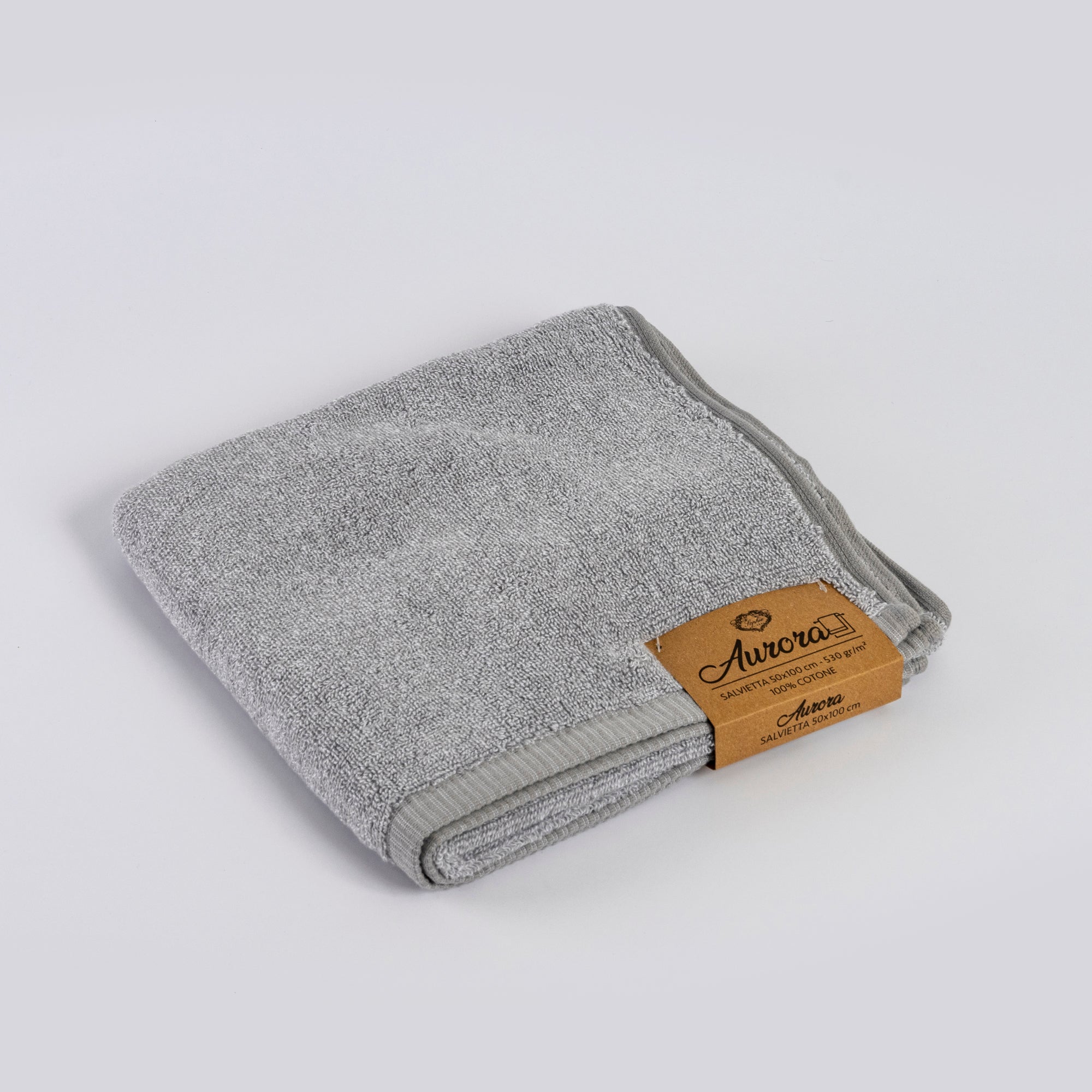 Asciugamano viso AURORA grigio