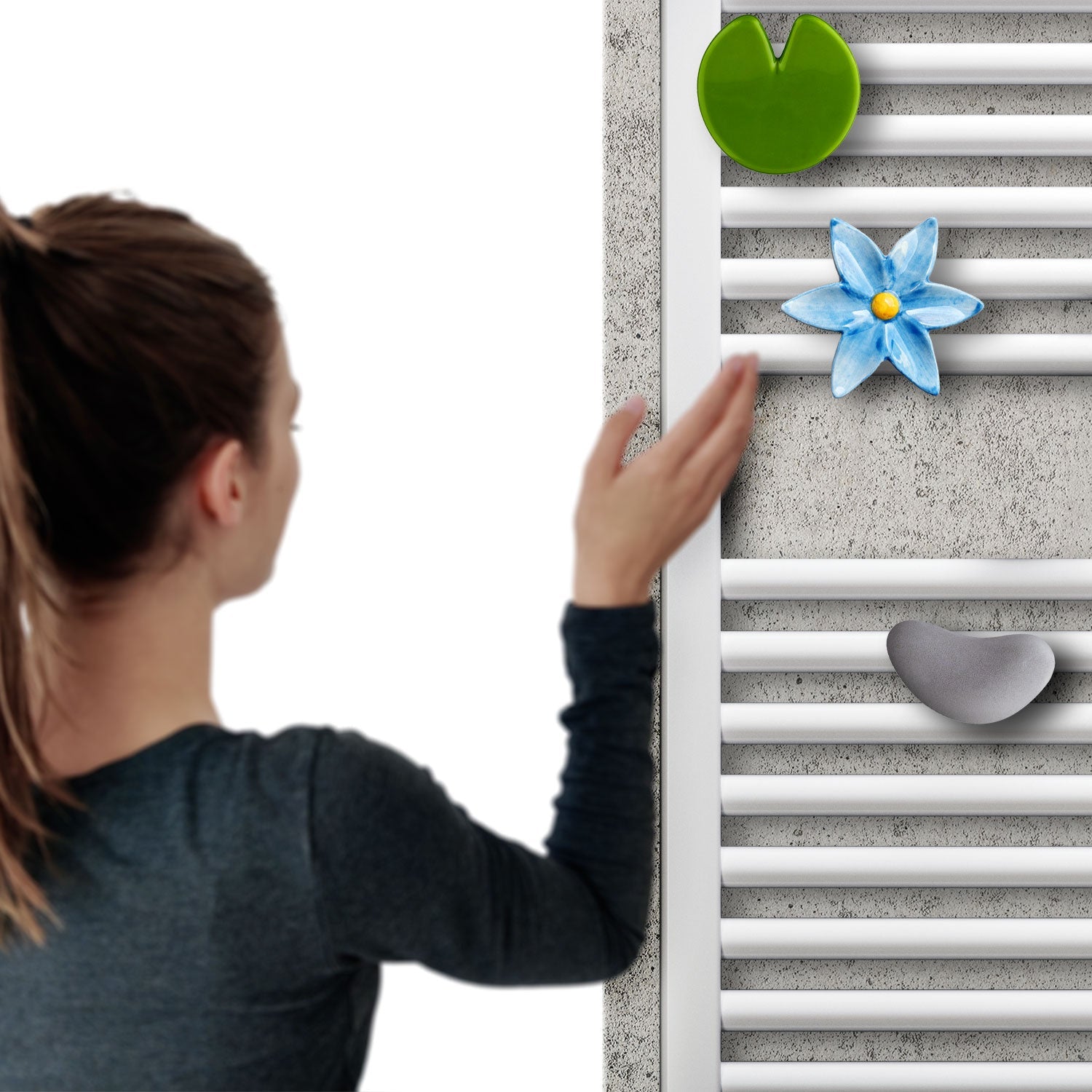 Set appendini per termoarredo e scaldasalviette FUNNY 7