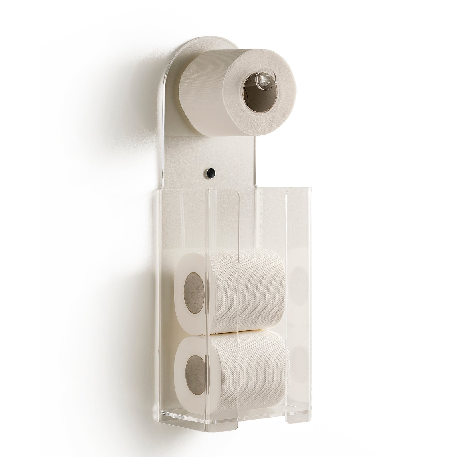 ACHILLE transparenter Wandrollenhalter