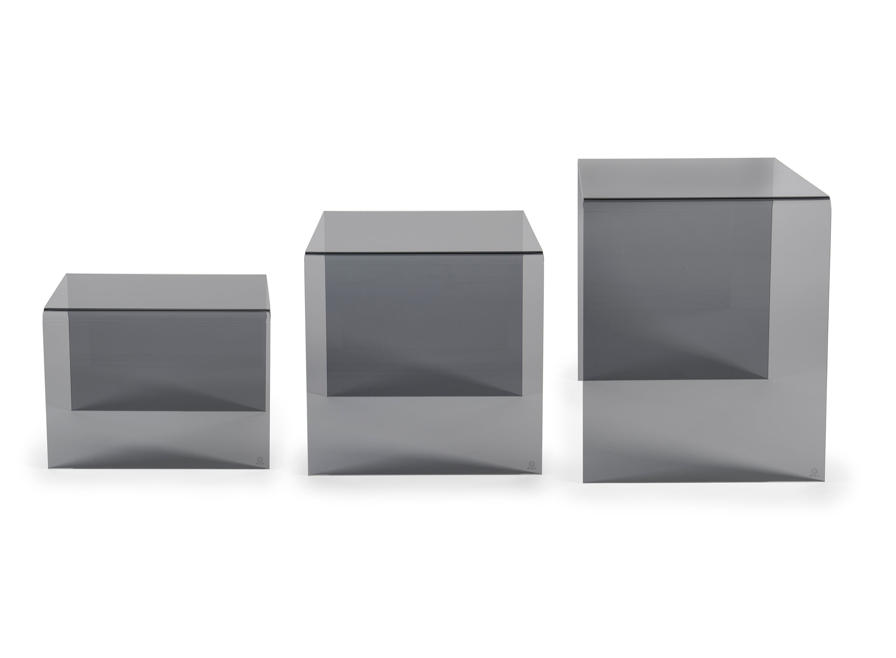 Set 3 tavolini SIRIO fumè - 3