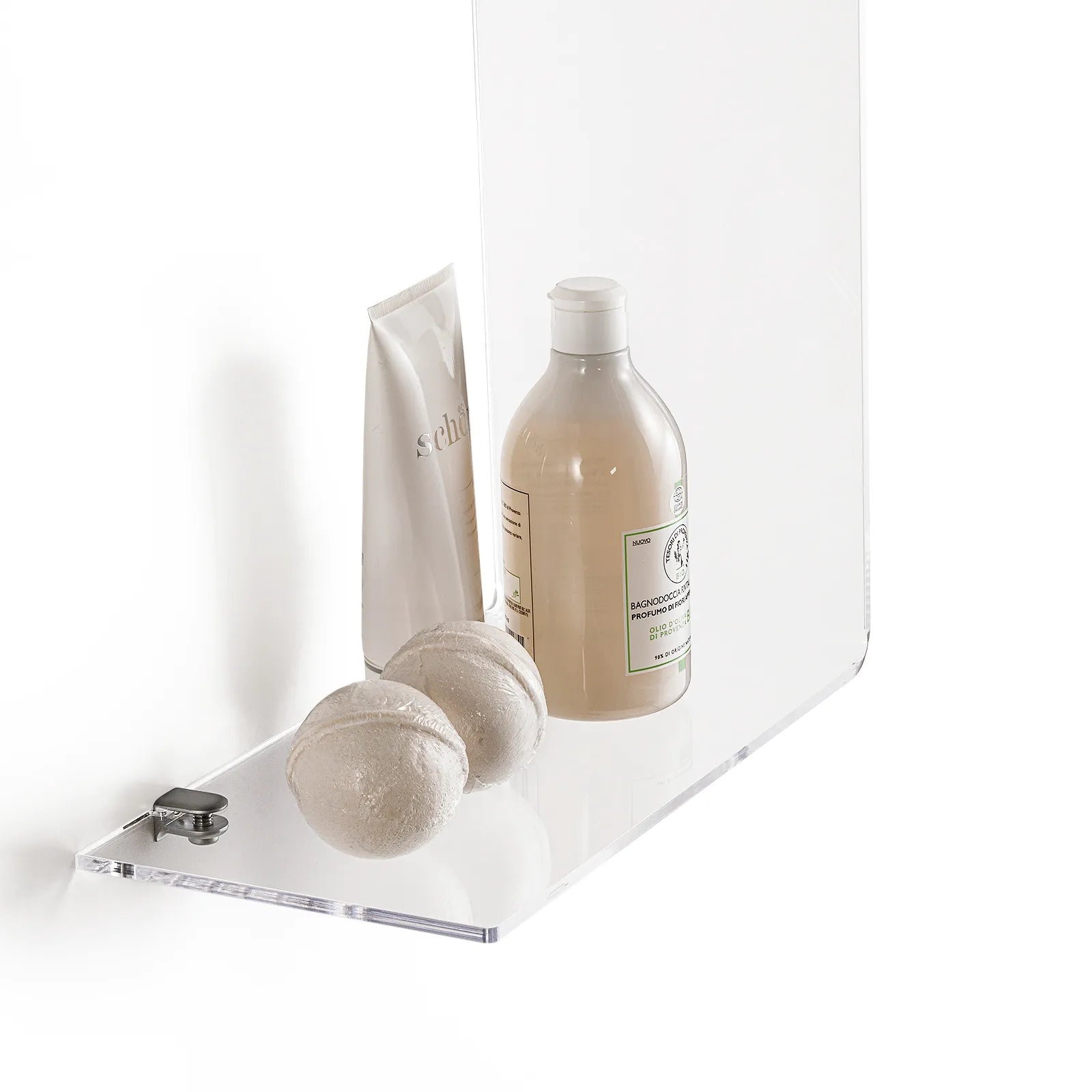 LINA transparent wall shelf
