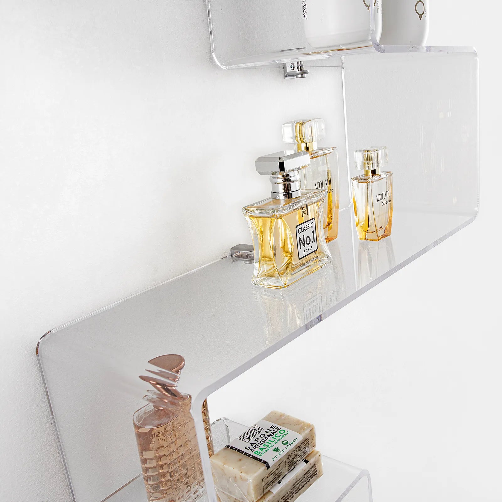 LINA transparent wall shelf 2