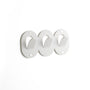 Appendiabiti 3 ganci ARGO bianco