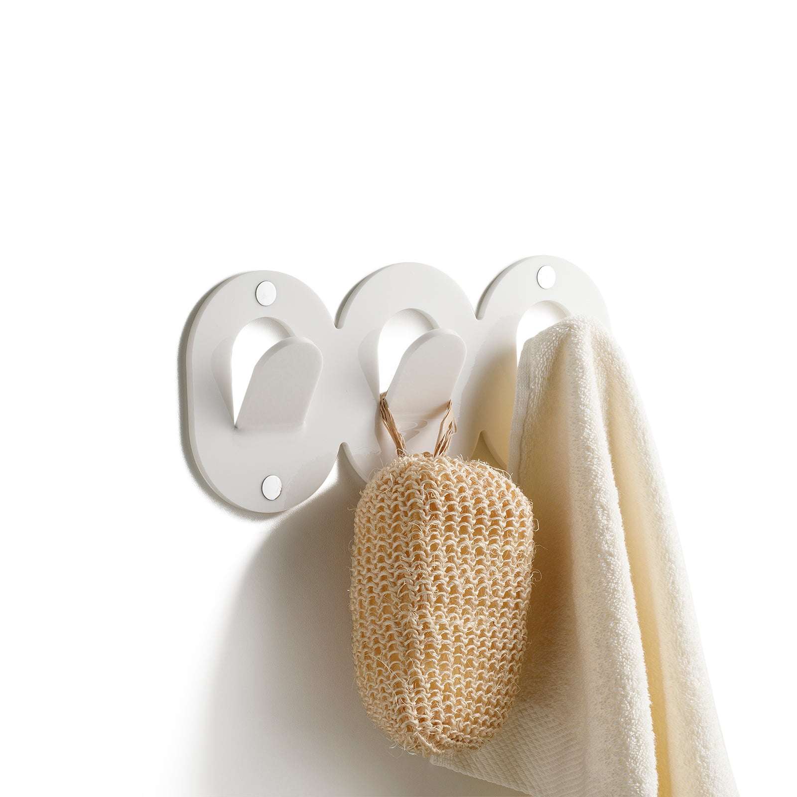 Appendiabiti 3 ganci ARGO bianco - 2