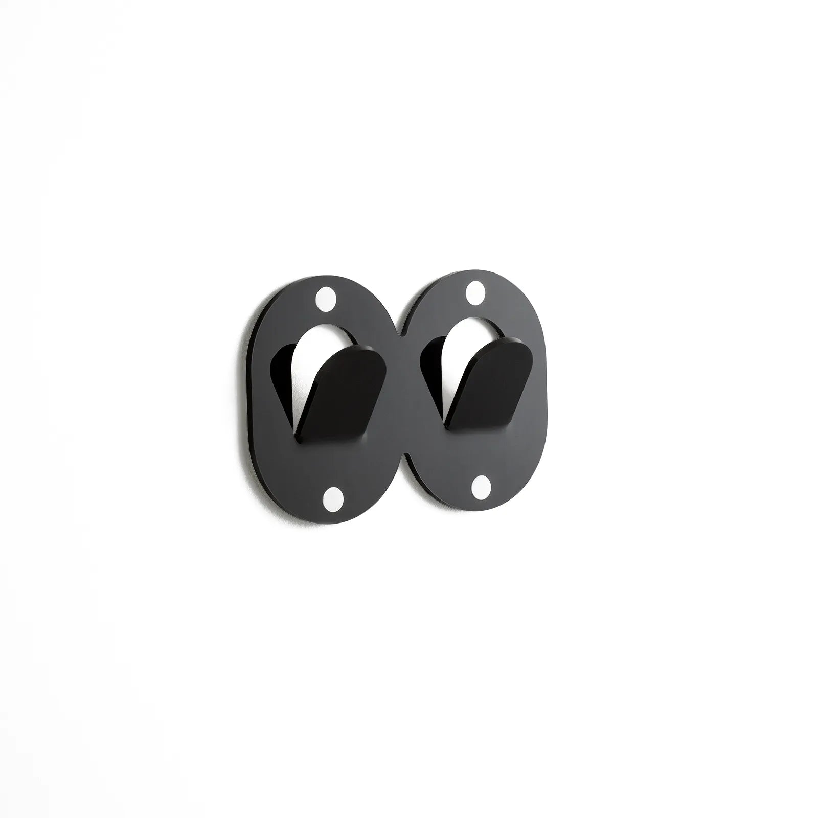 ARGO 2-hook coat hanger black