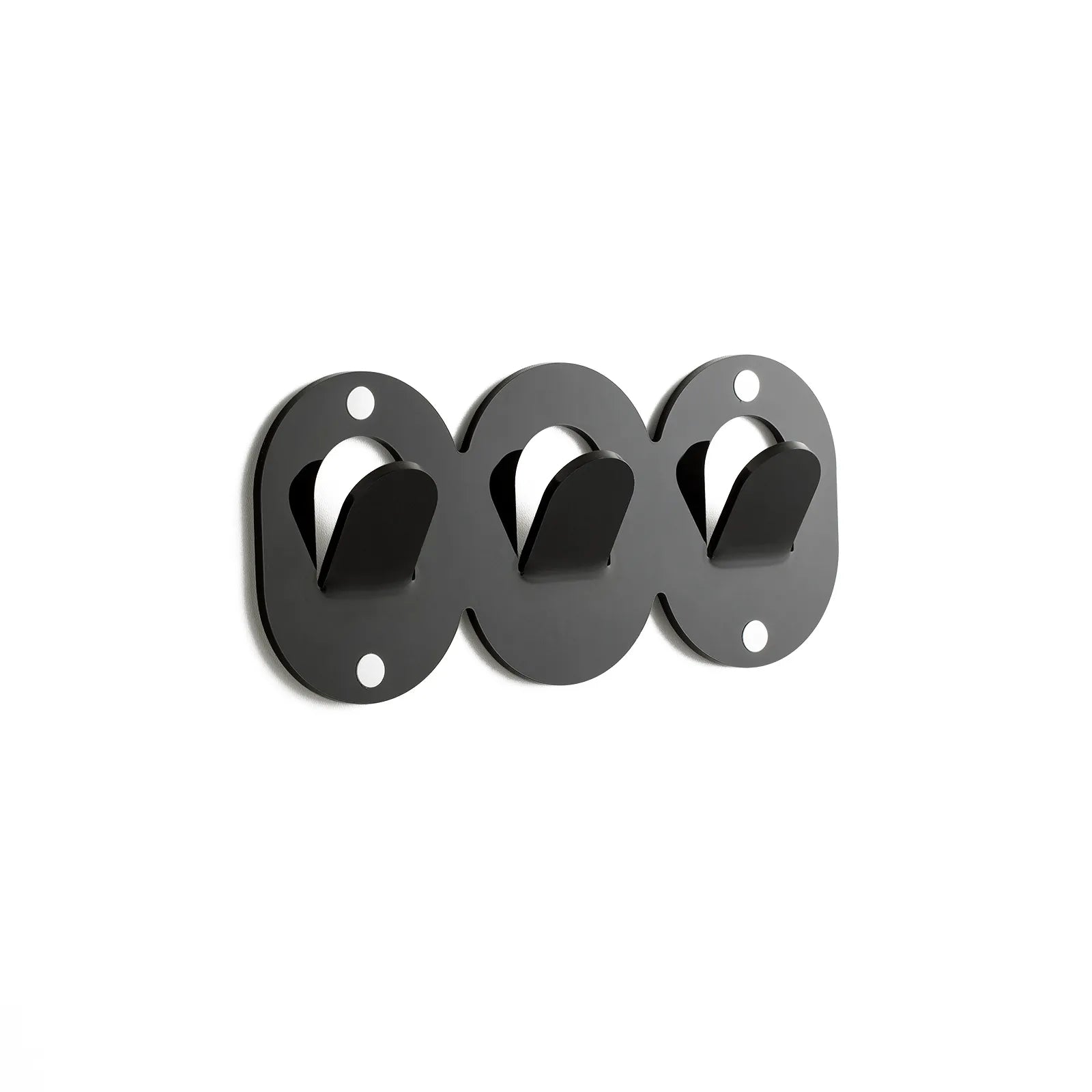 ARGO 3 hook coat hanger black