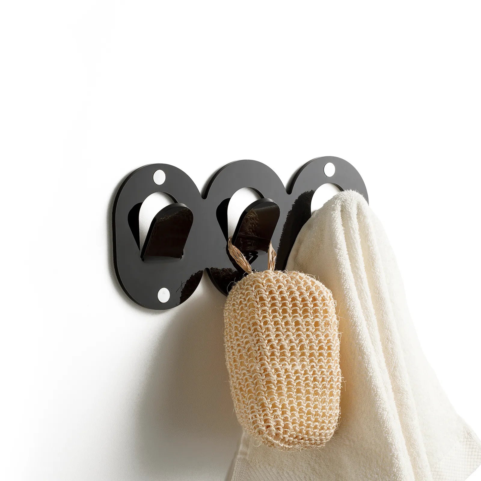 ARGO 3 hook coat hanger black