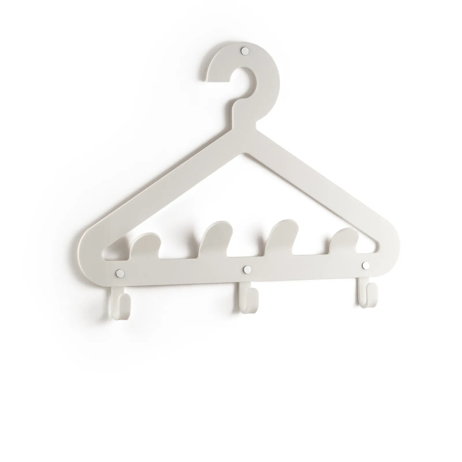 EROS white wall coat rack