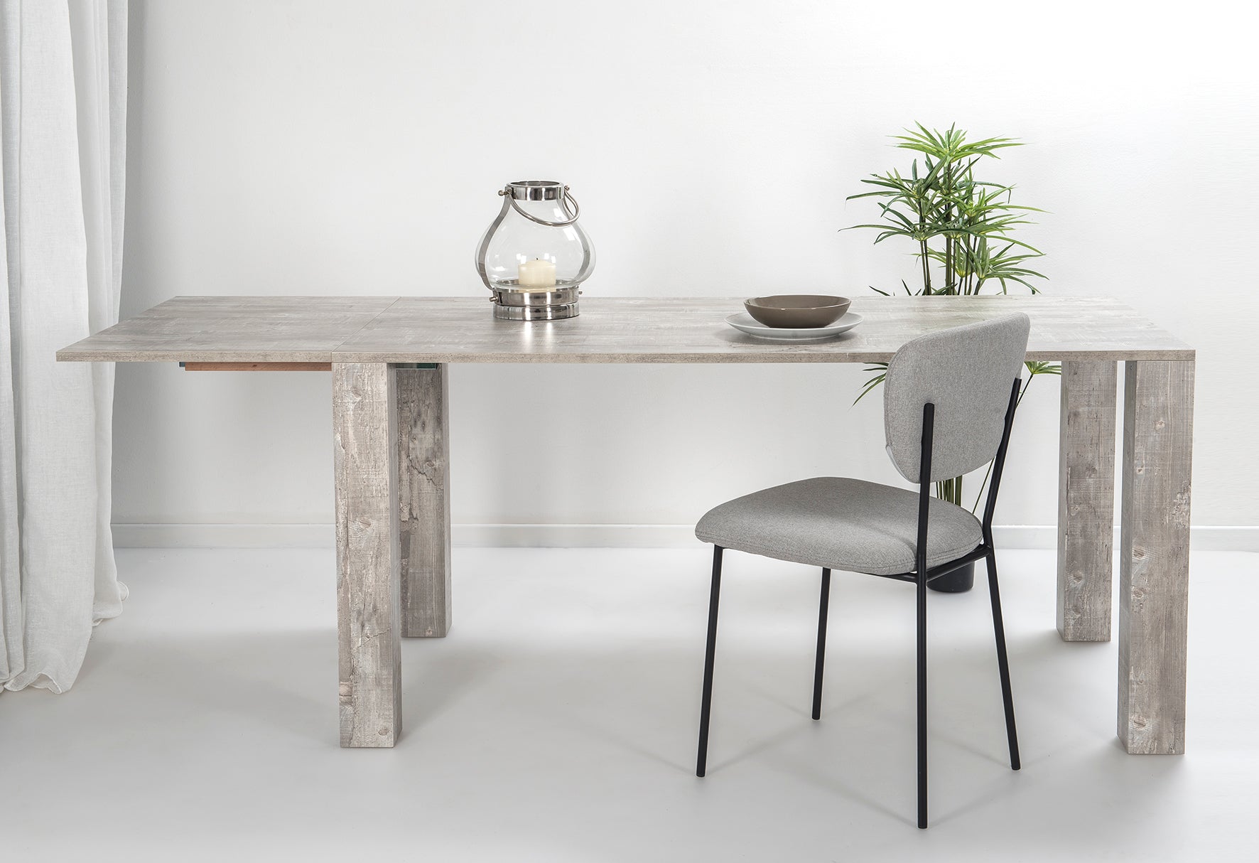 Tavolo allungabile FLIMS grigio - 4