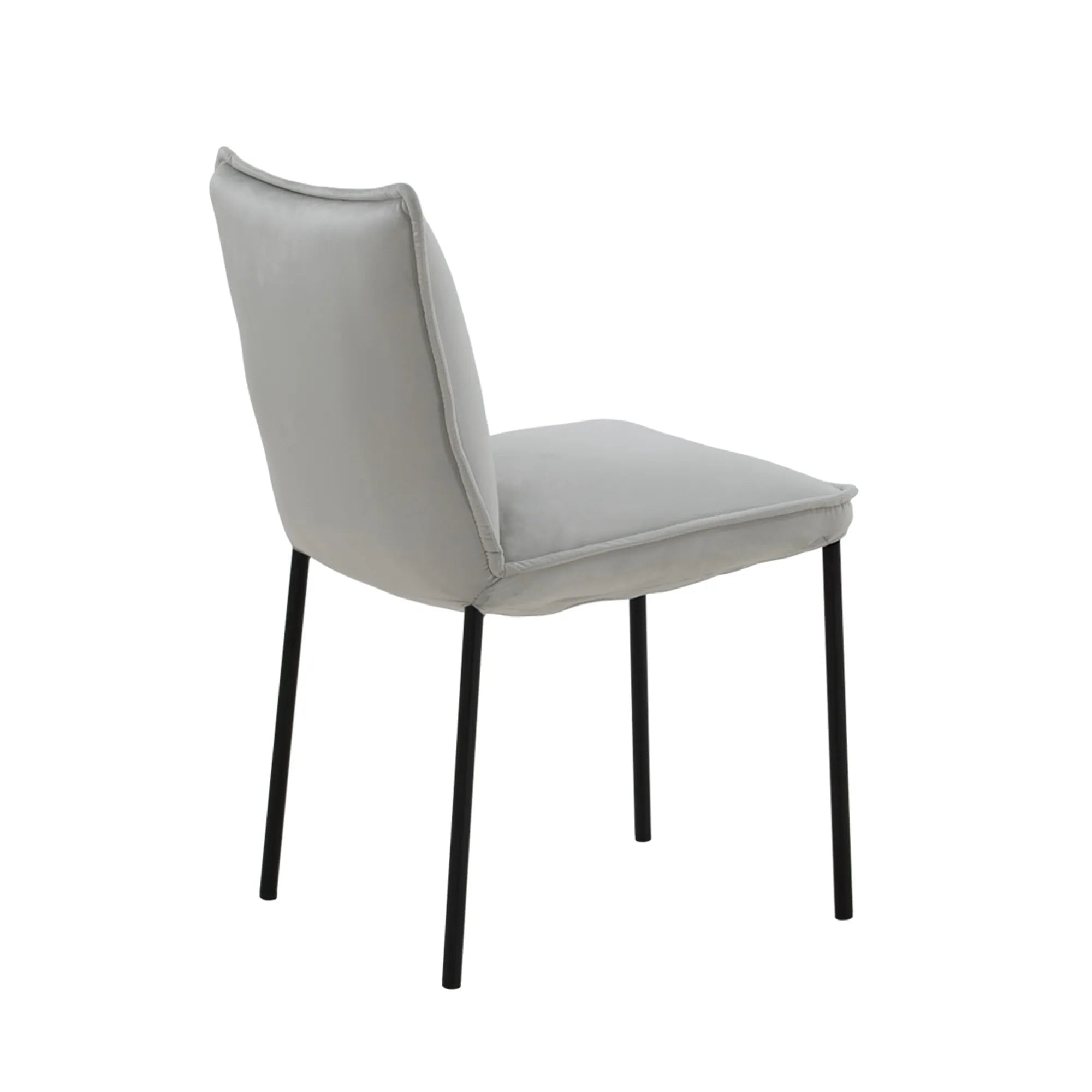 Set of 2 DENISE chairs light grey