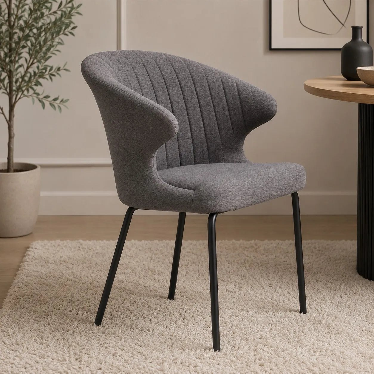 LUCIA armchair grey