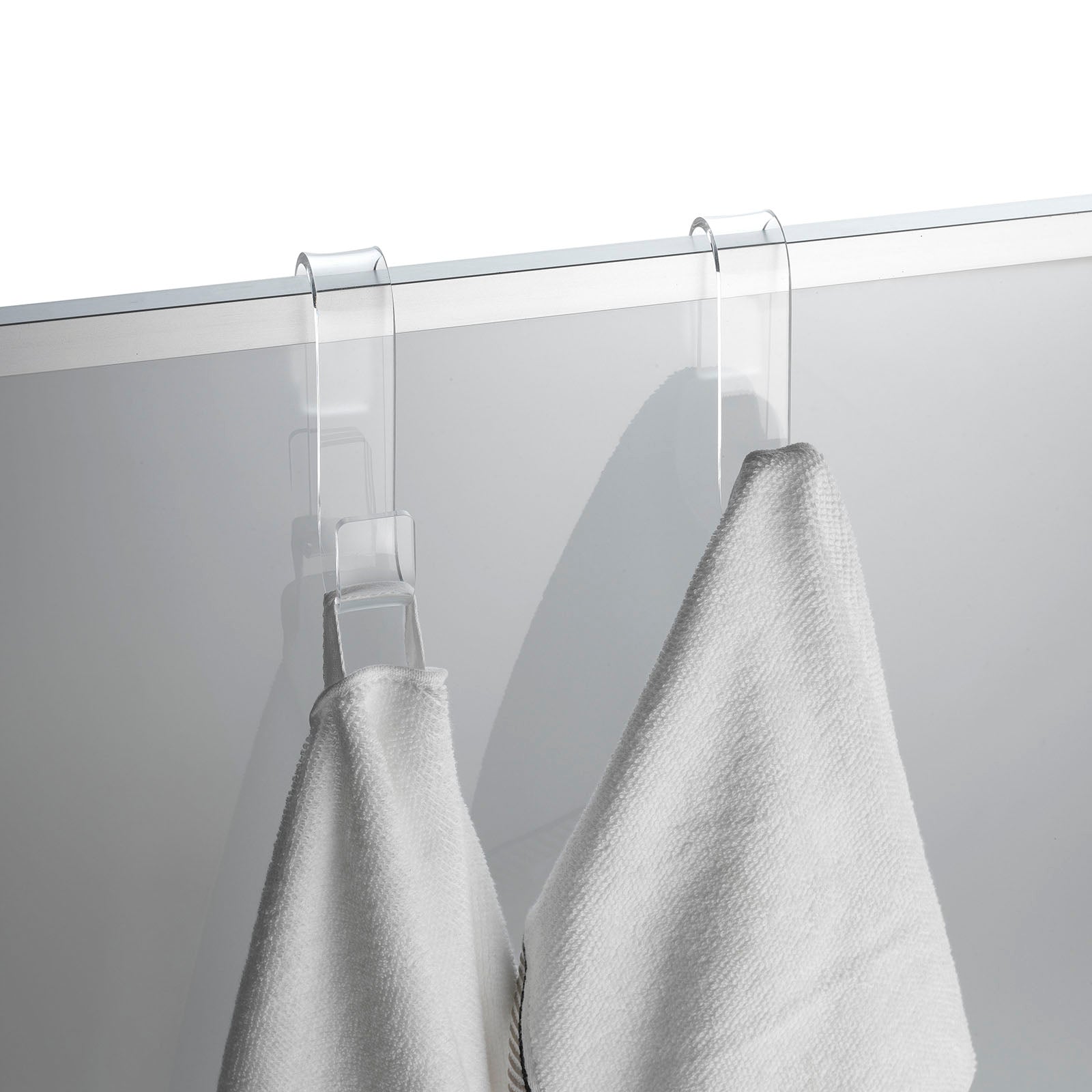 Set 2 appendiabiti ACHILLE trasparente