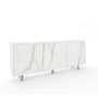 3-door buffet VILINUS white stone/calacatta marble