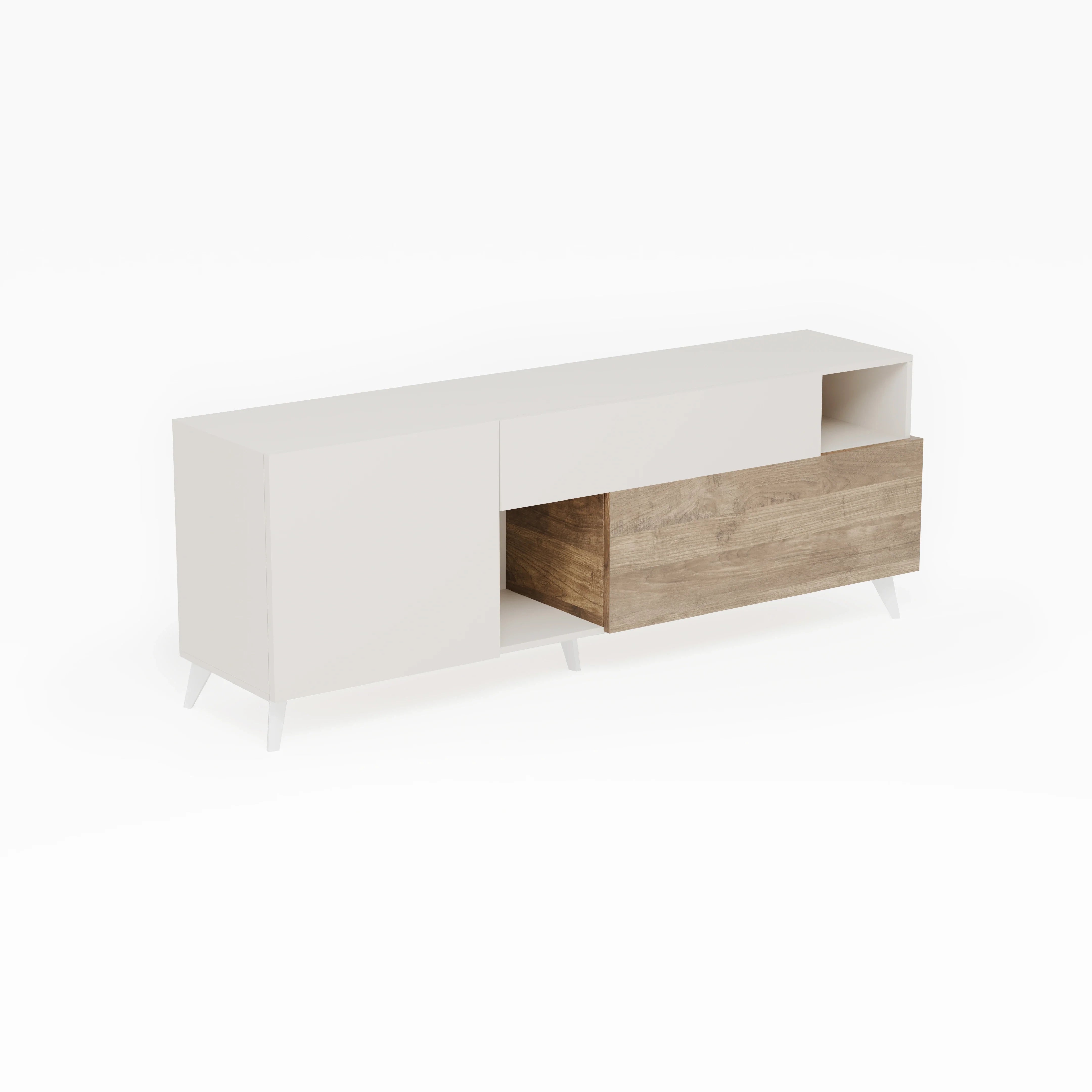 Porta TV NIZZA cashmere/mercure