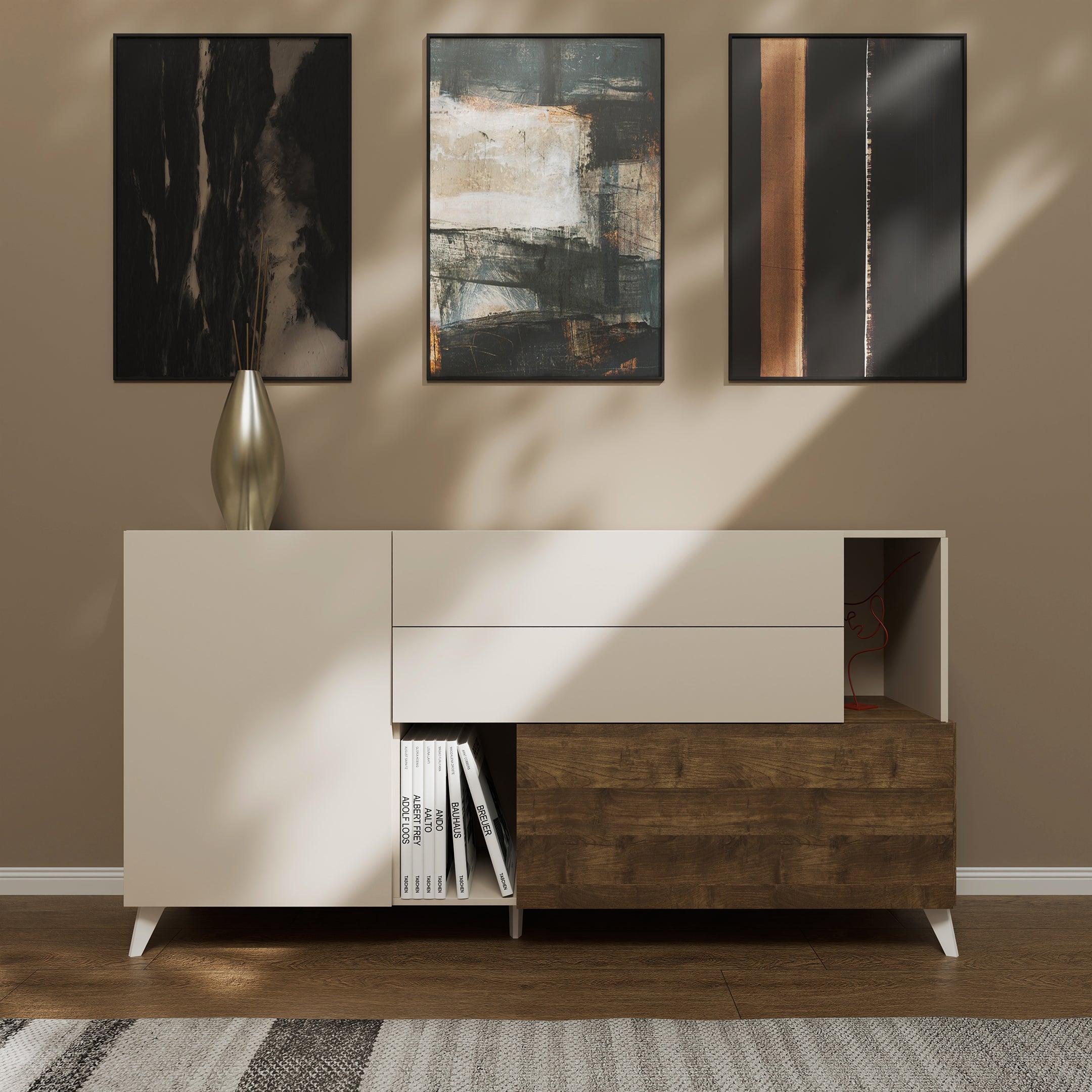 Buffet NIZZA cashmere/mercure