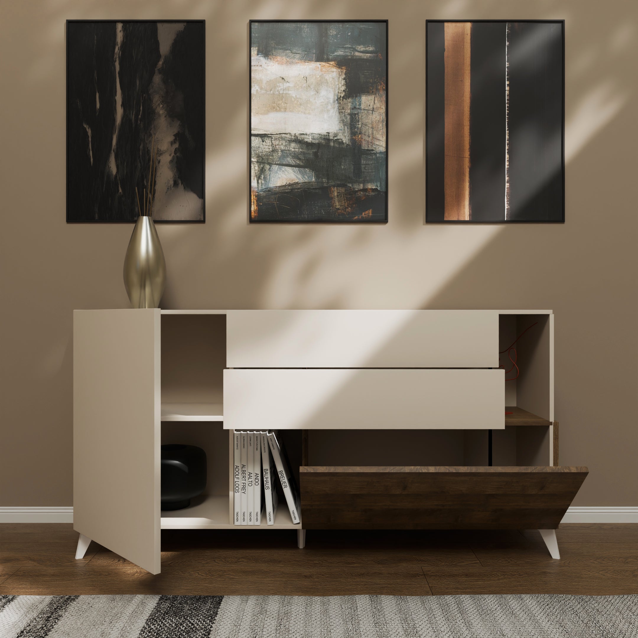 Buffet NIZZA cashmere/mercure