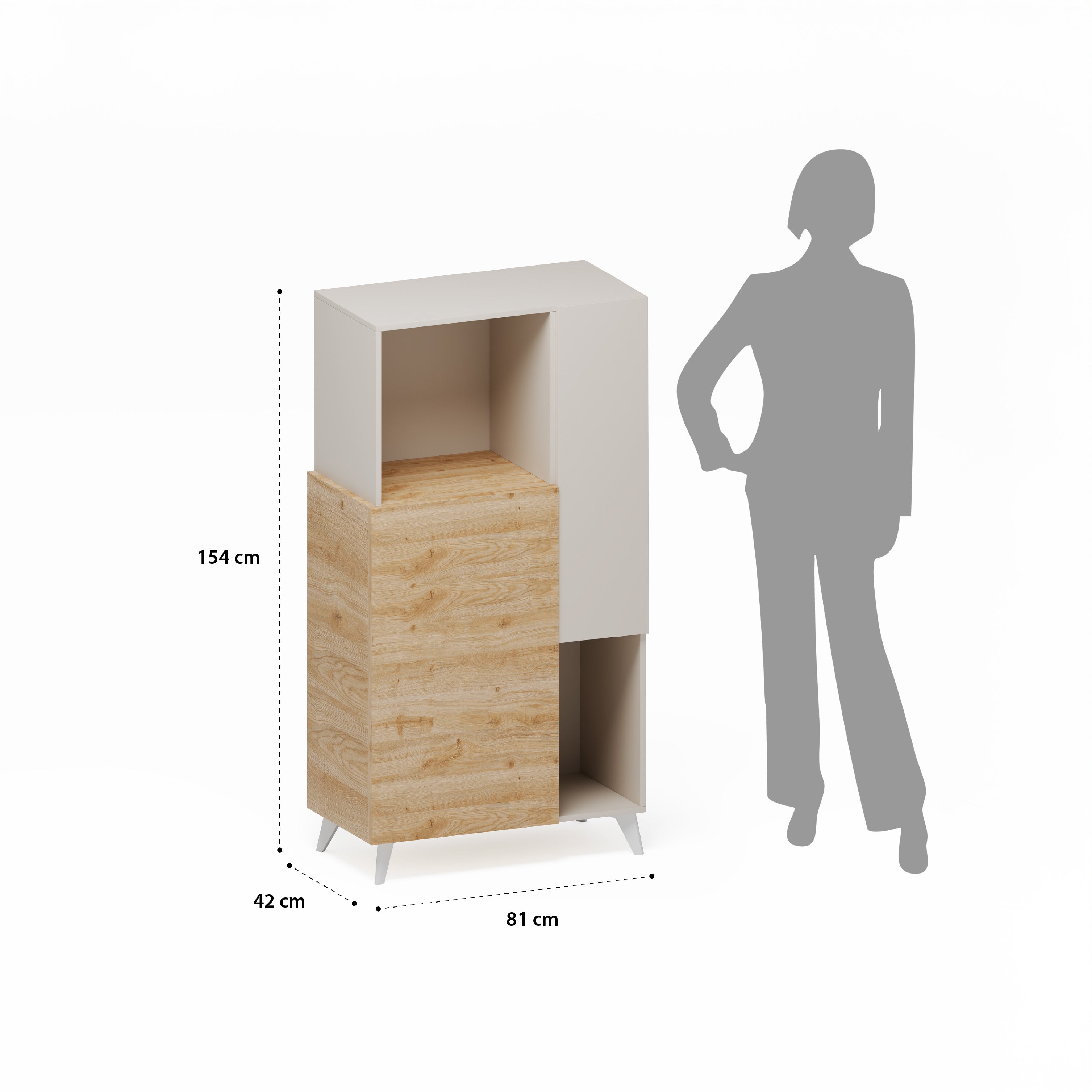 Credenza NIZZA cashmere/rovere cadiz