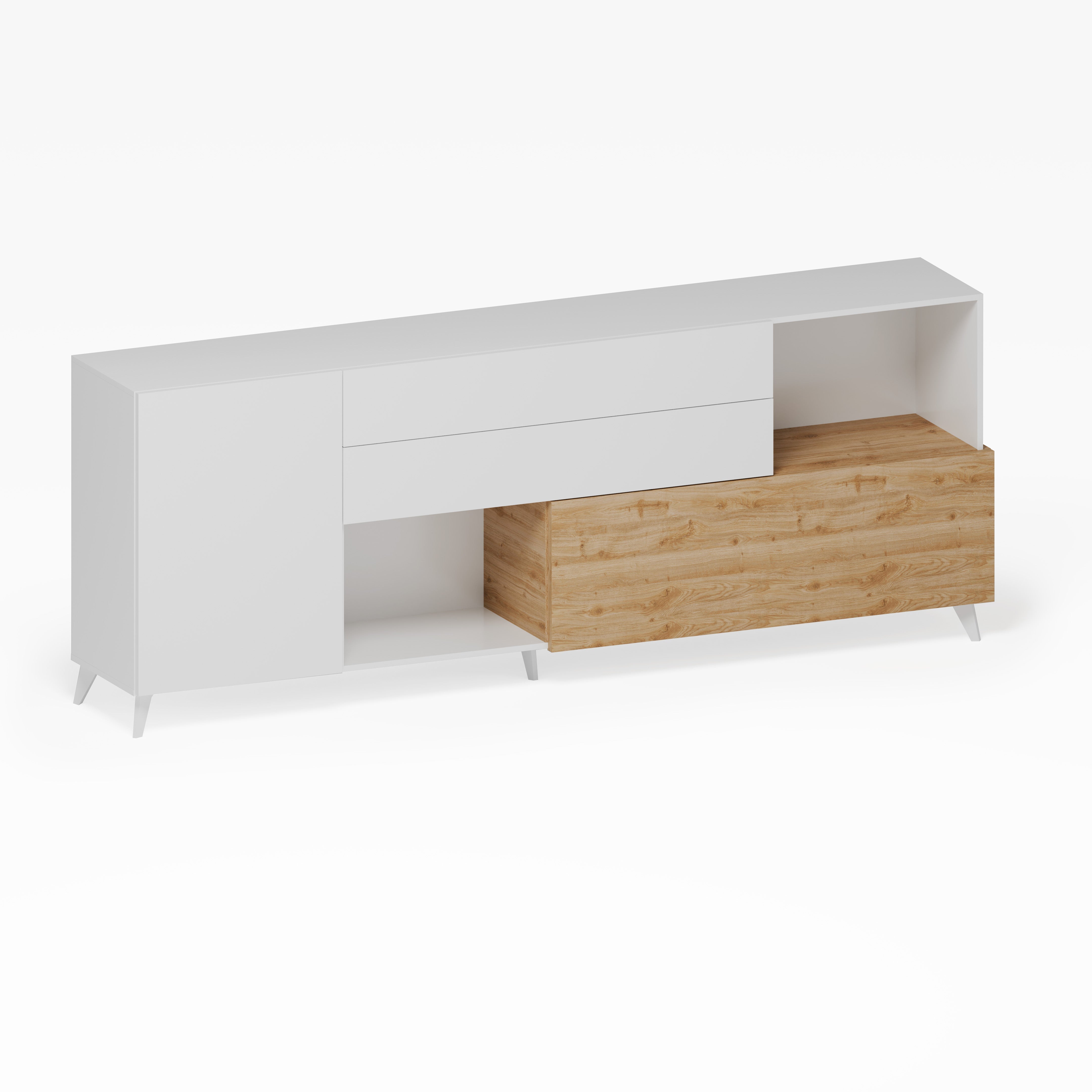 Buffet NIZZA-B bianco lucido/cadiz