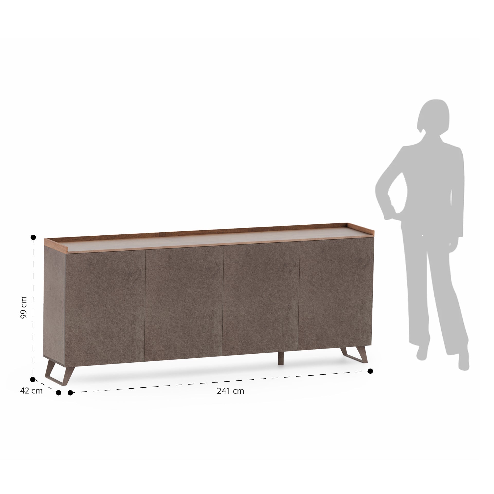 Buffet ANNECY-B bronzo/mercure