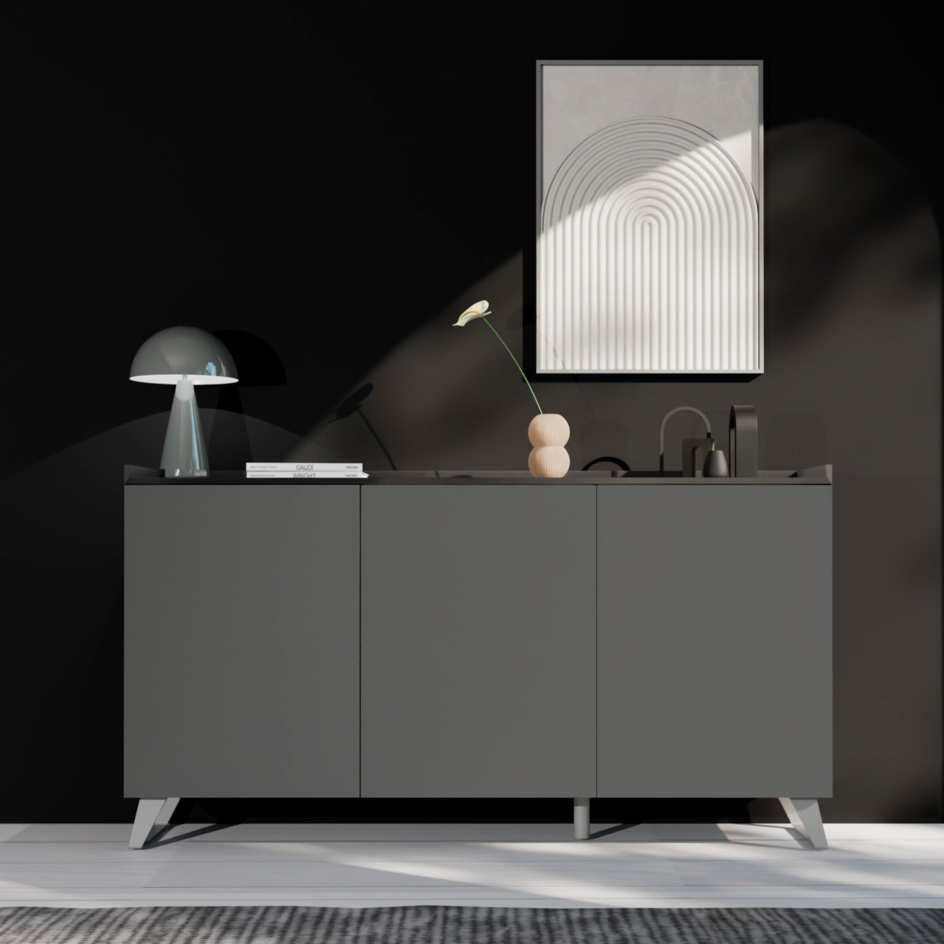 Buffet ANNECY ardesia/piombo