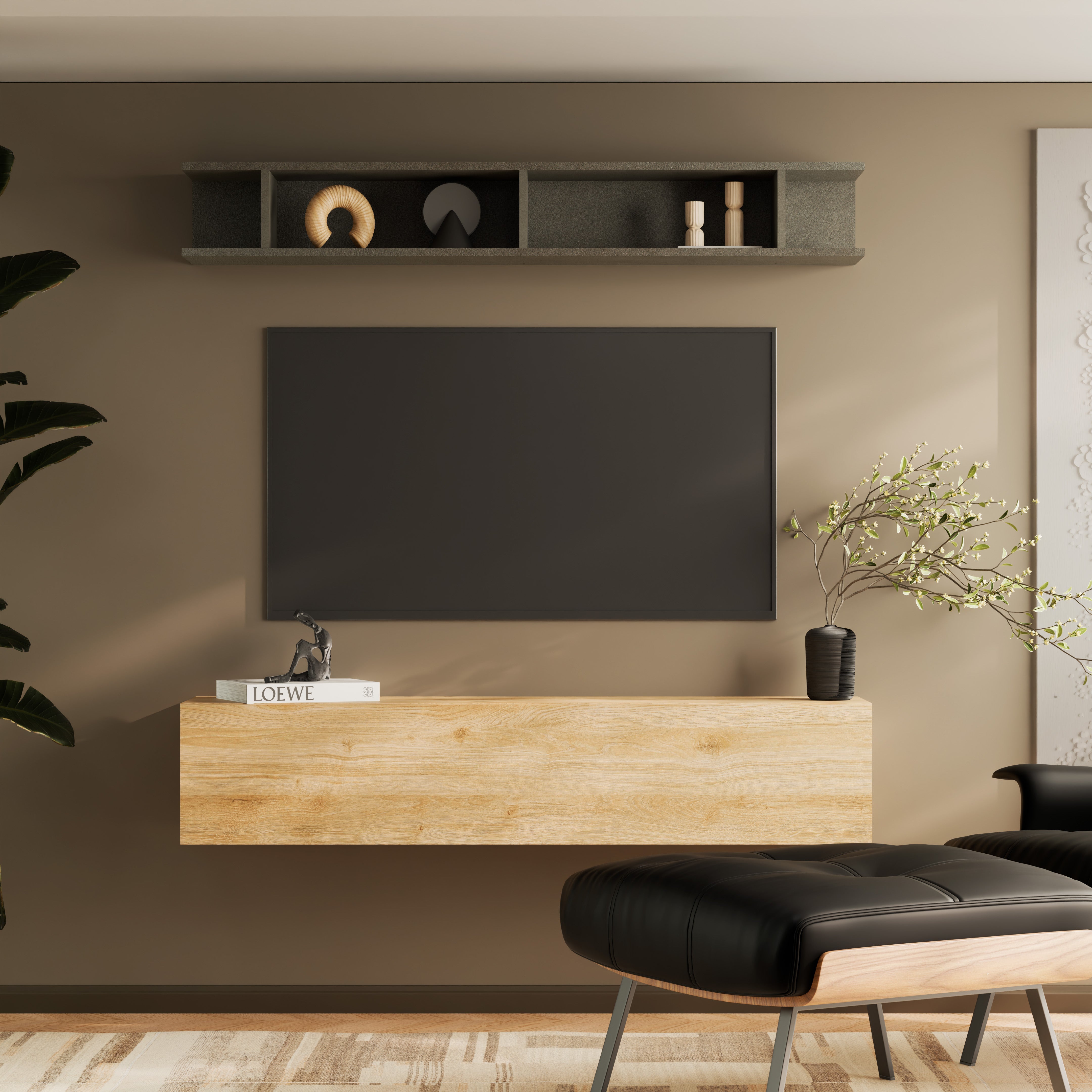 Composizione Living NEWPORT-3 cadiz/bronzo