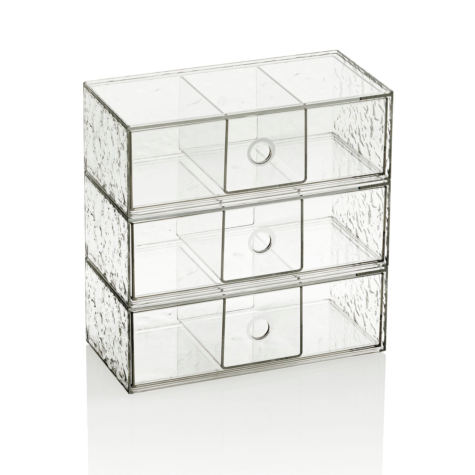 Set 3 contenitori con cassetto estraibile TAKRA