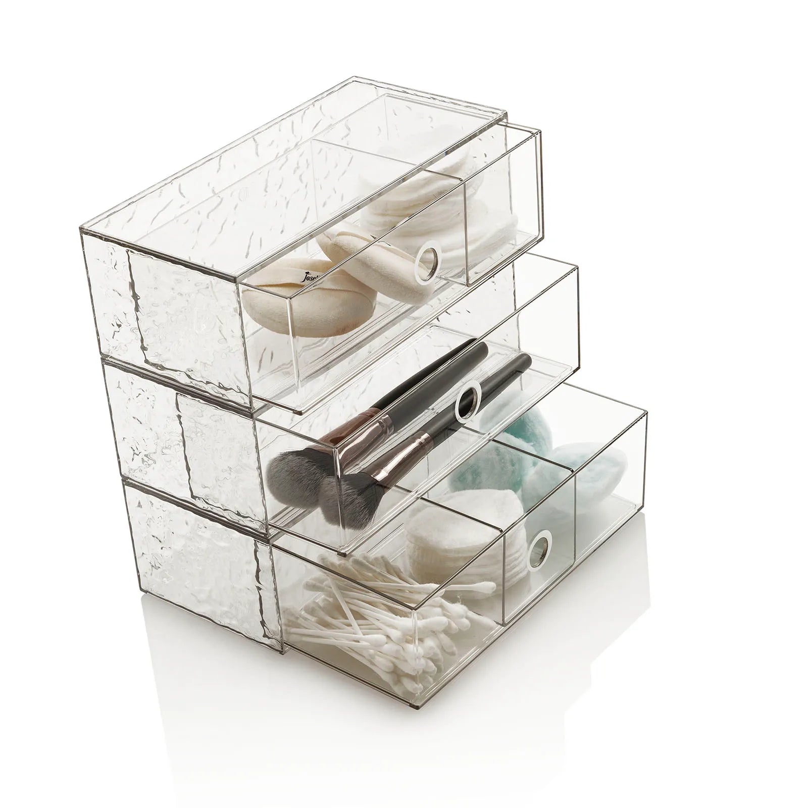 Set 3 contenitori con cassetto estraibile TAKRA