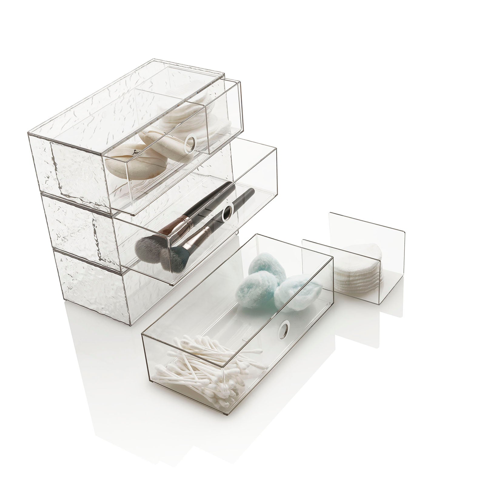 Set 3 contenitori con cassetto estraibile TAKRA