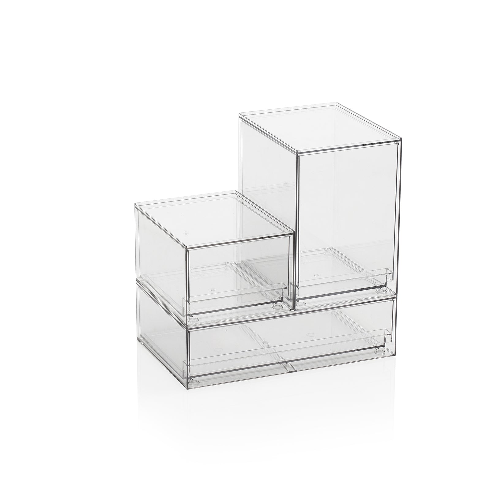 Set 3 contenitori con cassetto estraibile KLIA