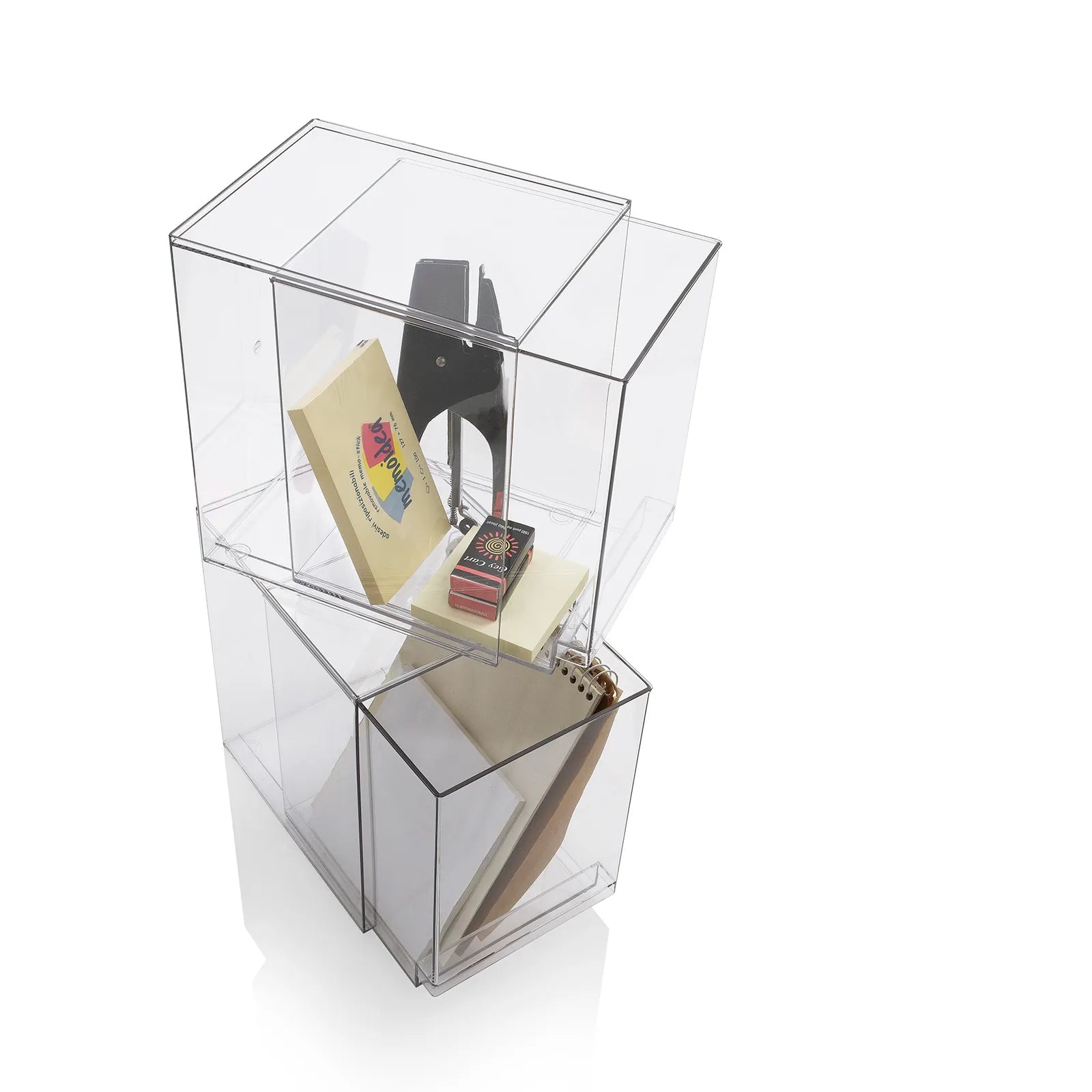 Set 2 contenitori con cassetto estraibile KLIA-C