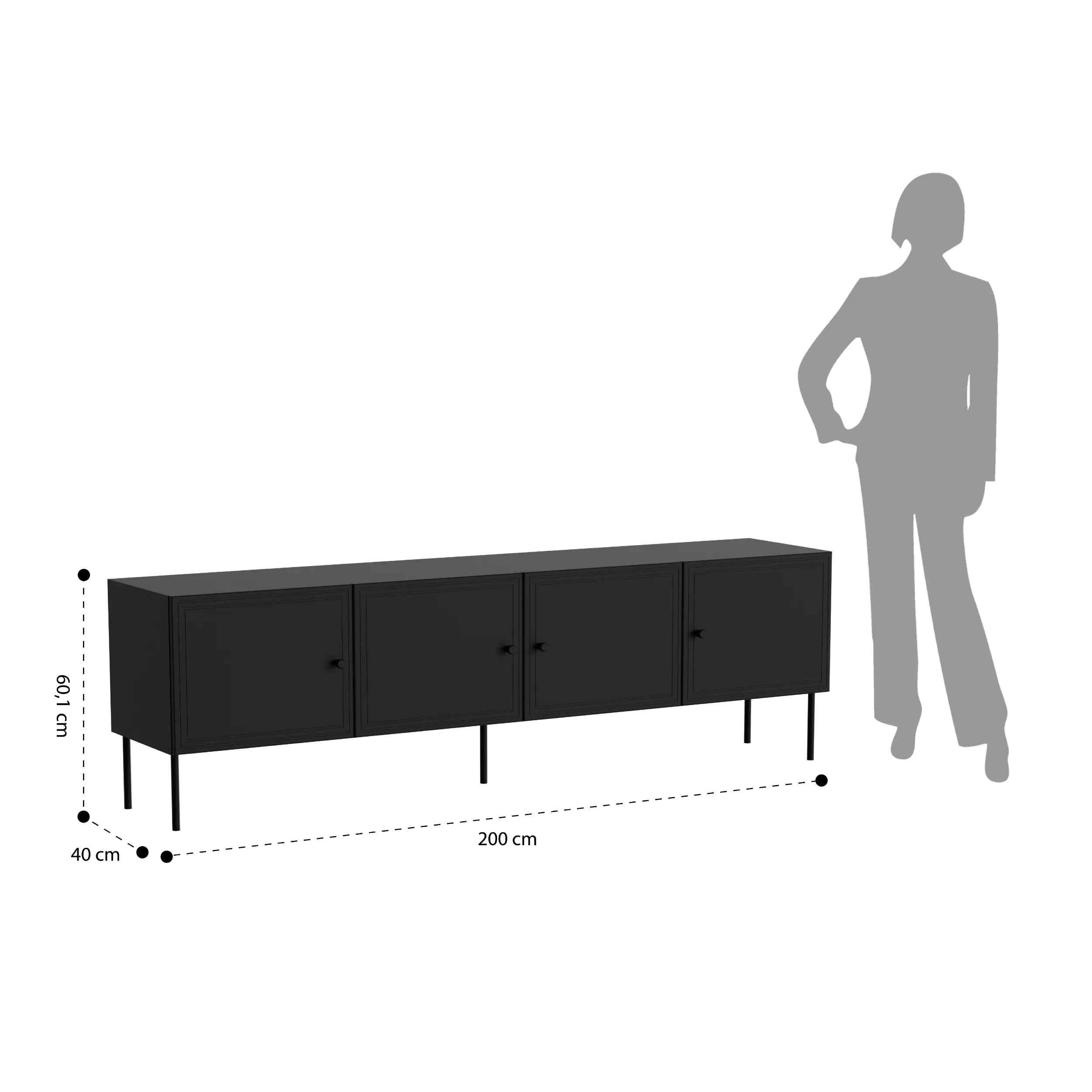 Porta TV VINCENT-200