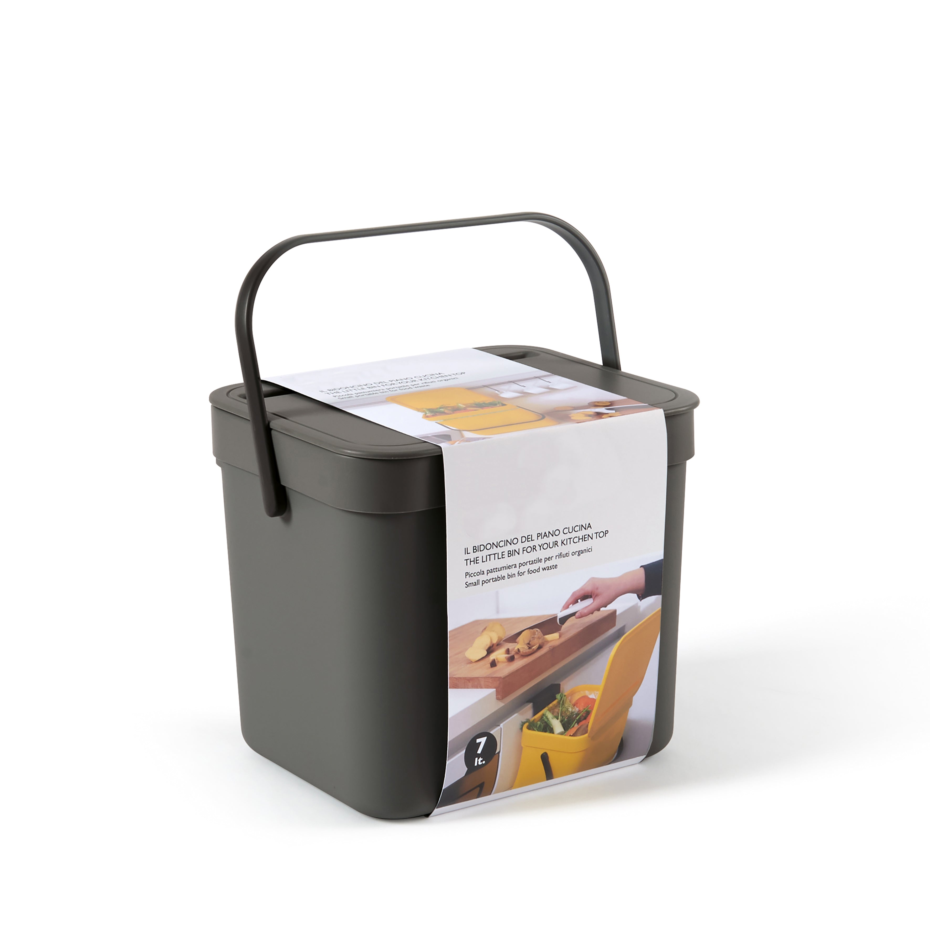 Pattumiera 7L NINO antracite