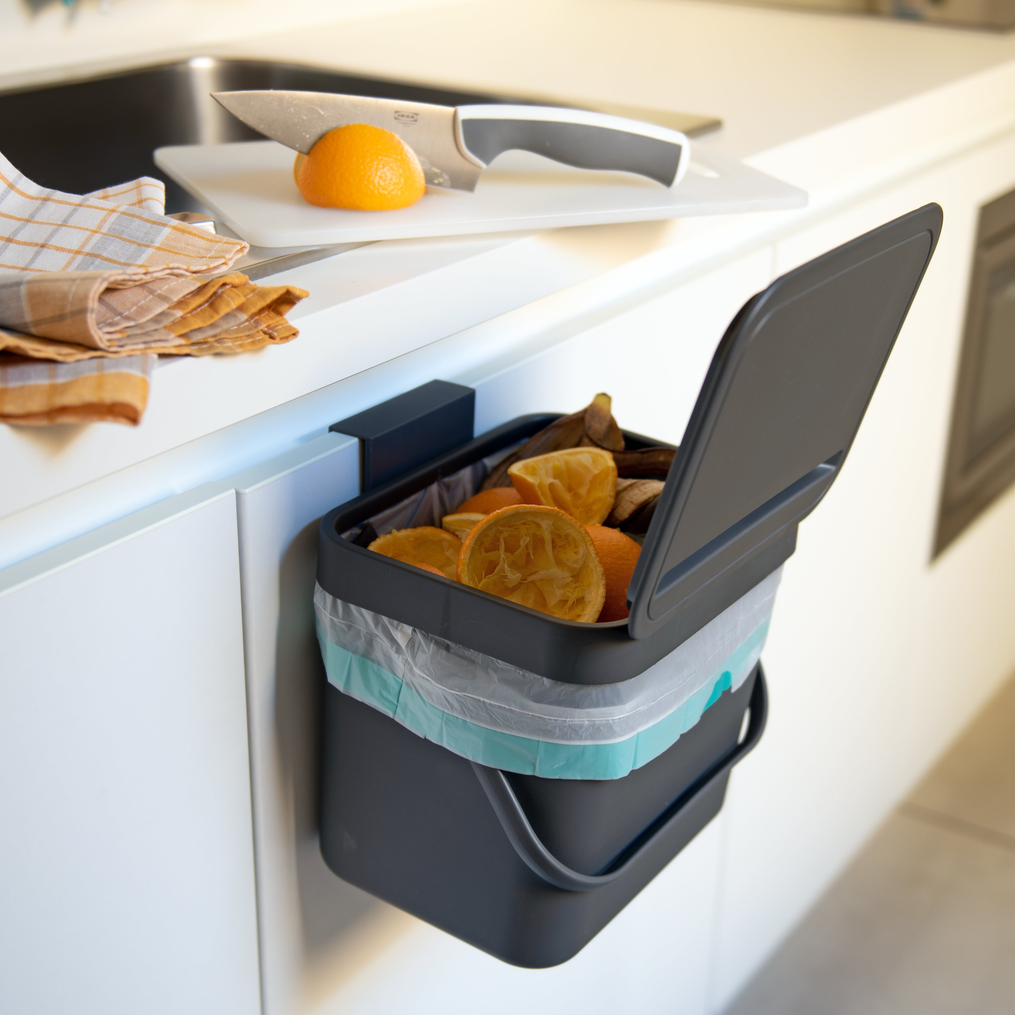 Pattumiera 7L NINO antracite