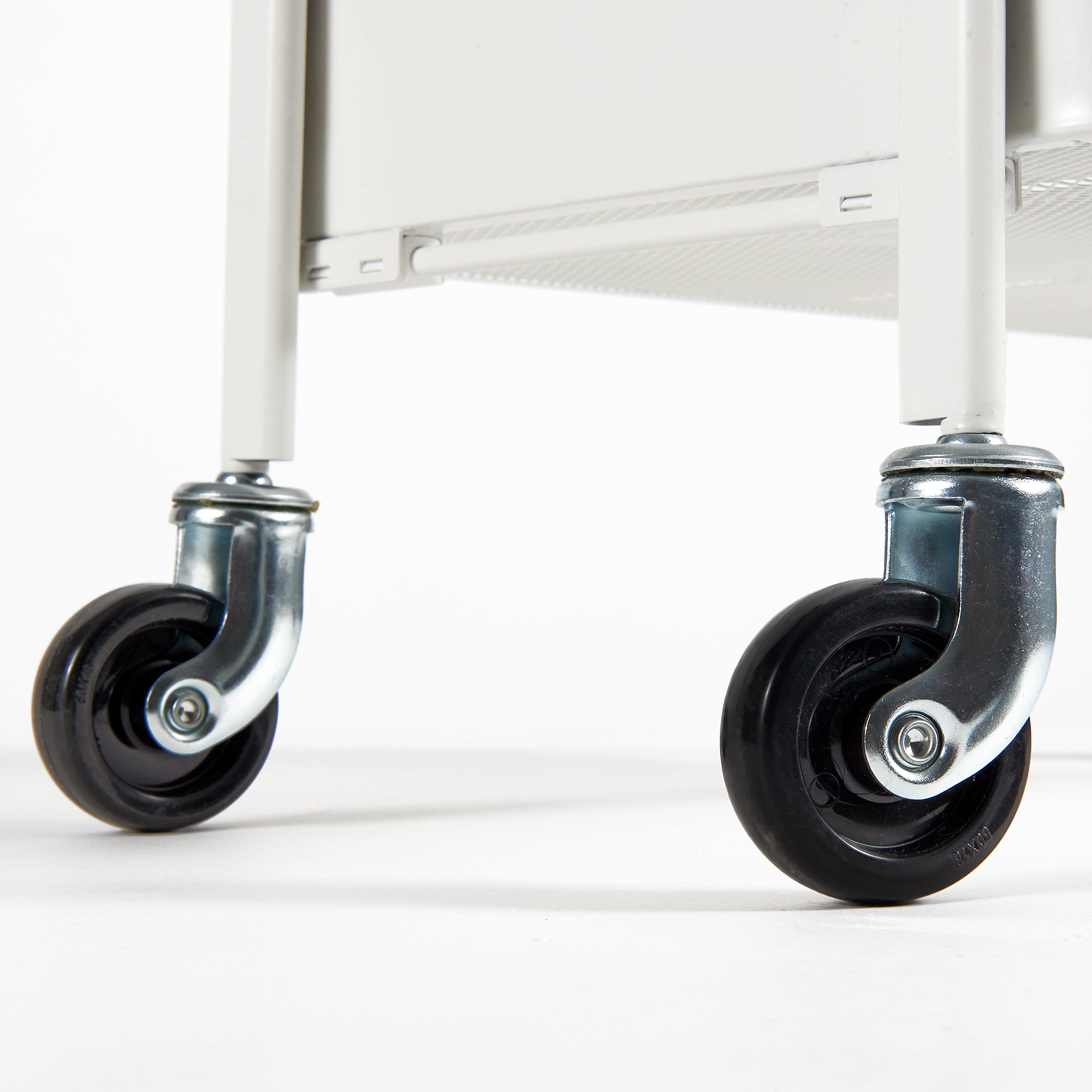 Carrello c/ruote DUILIO bianco