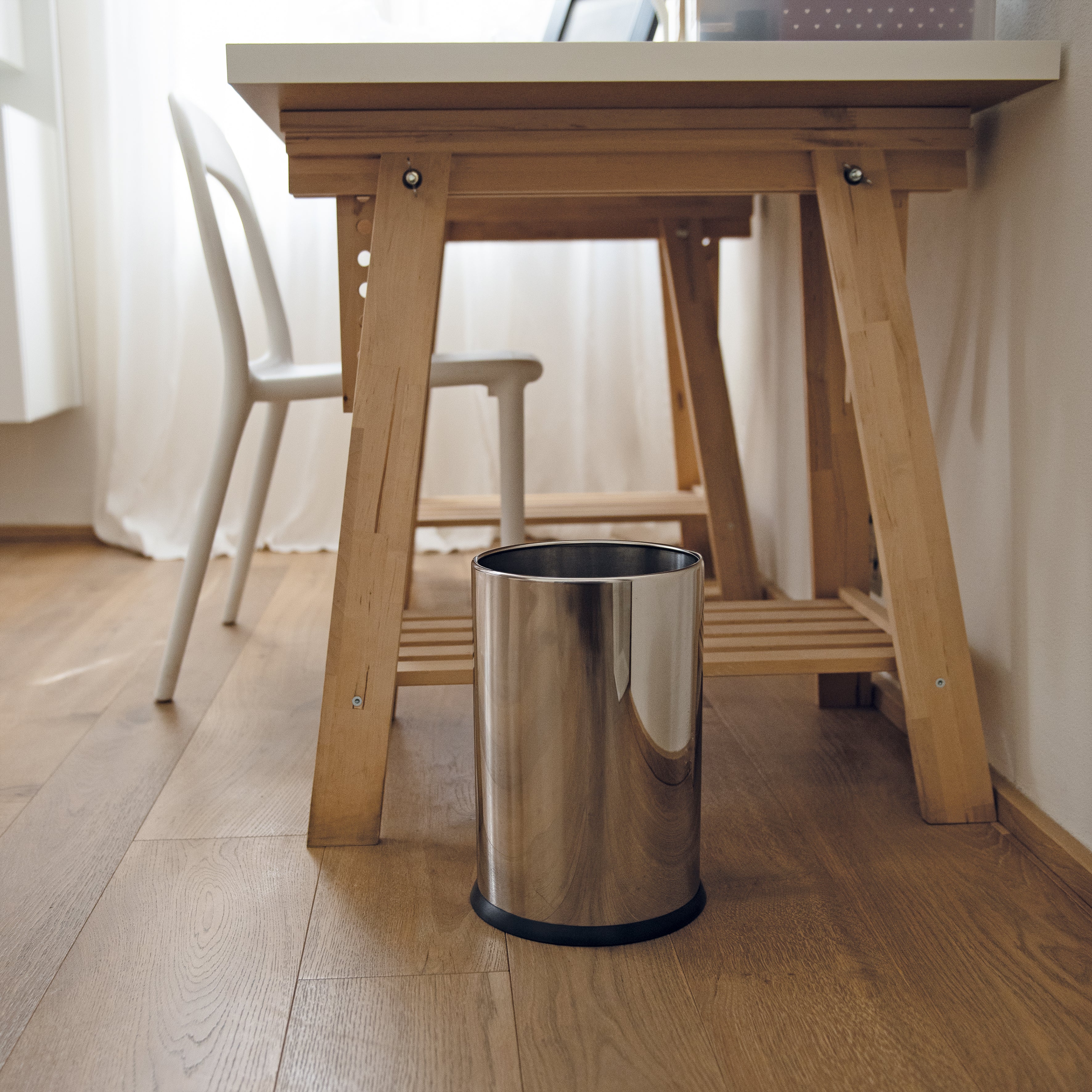 Bidone gettacarte 9L RAUL inox