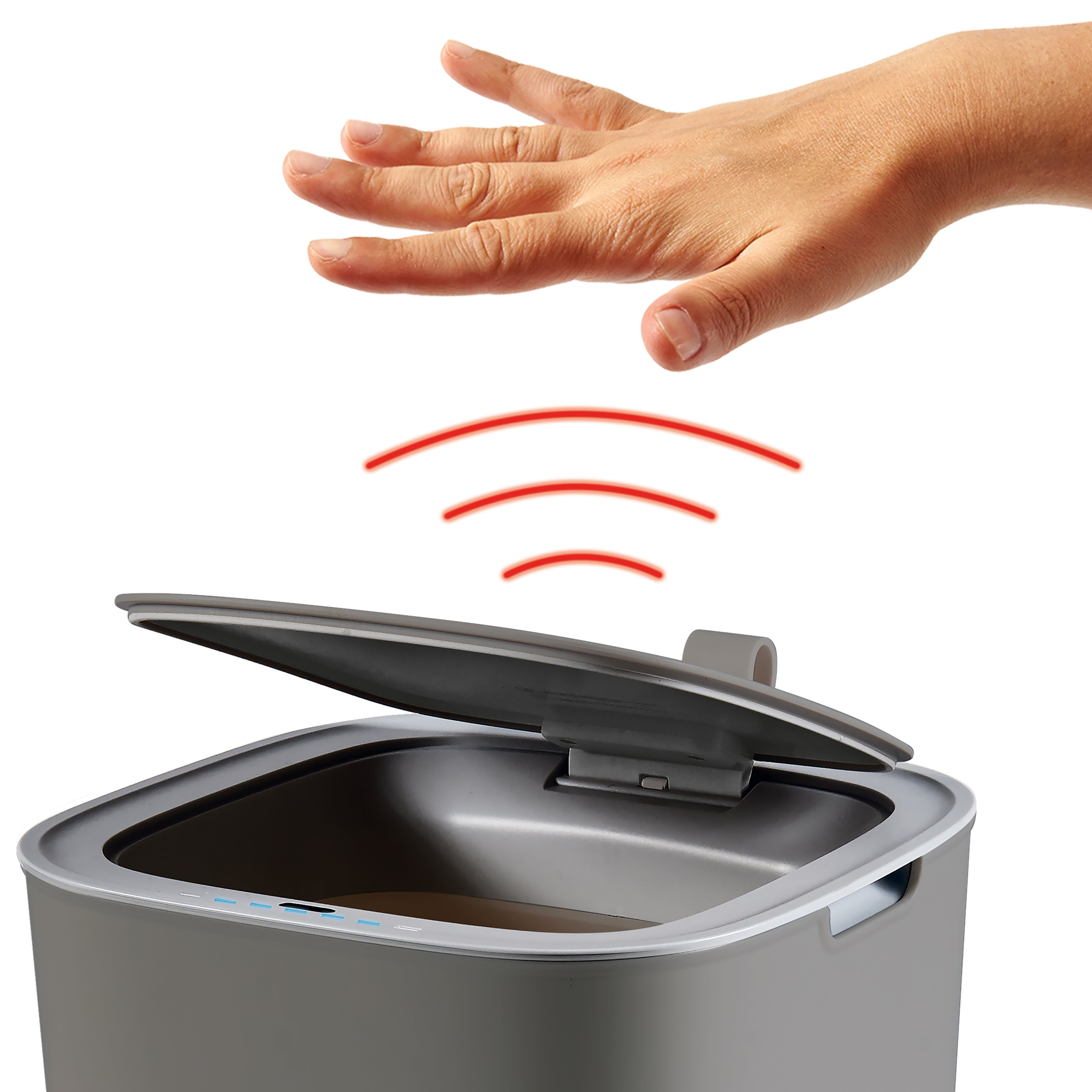 Bidone con sensore 9L IGOR grigio