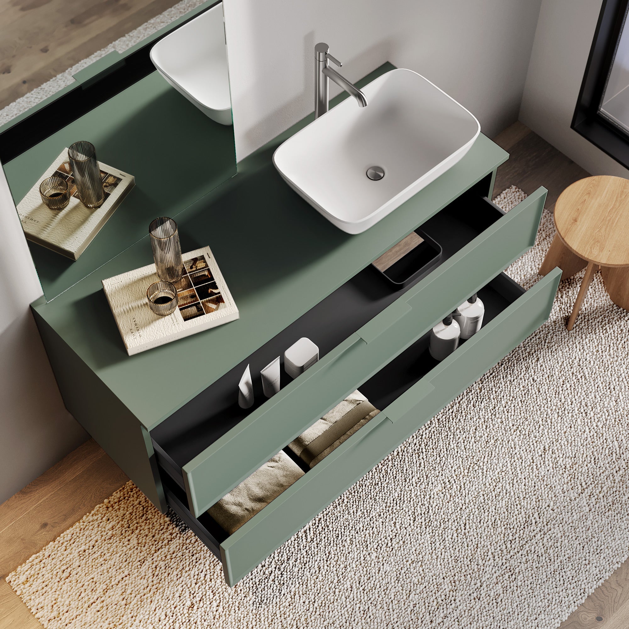 Composizione CUPIDO-51 verde salvia