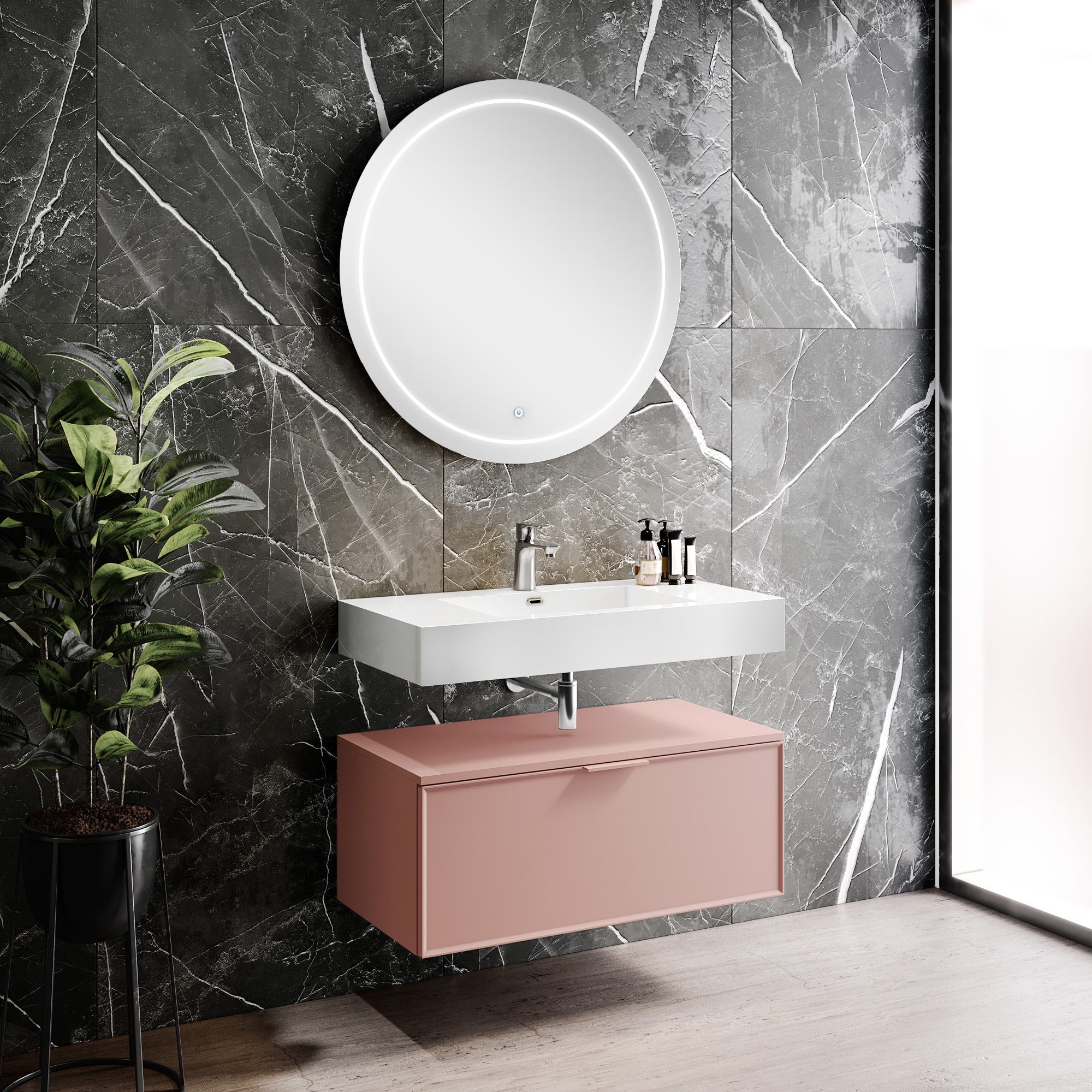 Composizione CUPIDO-55 rosa cipria