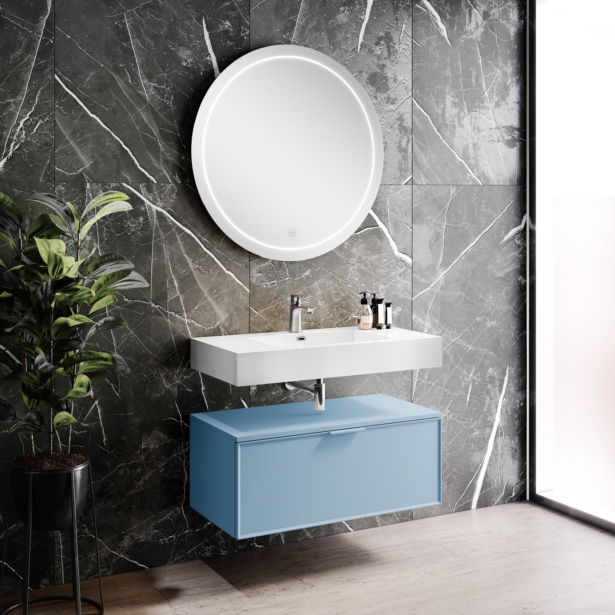 Composizione CUPIDO-55 azzurro tiffany