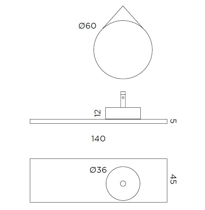 Composizione CUPIDO-60 antracite